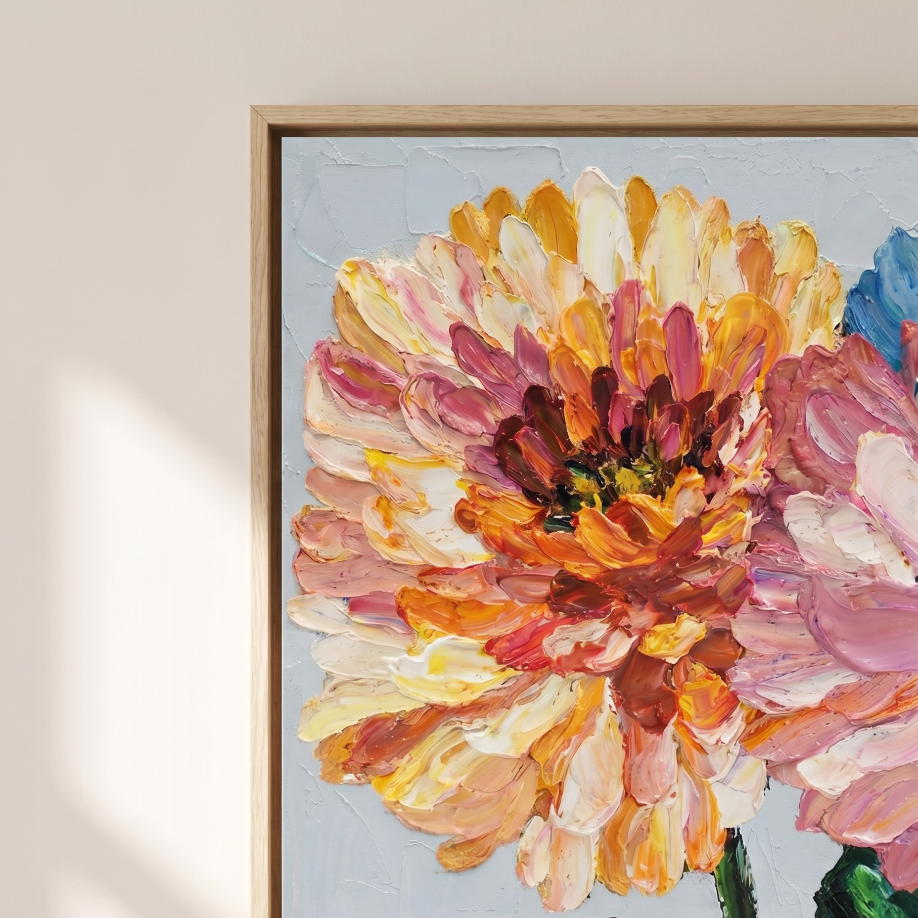 Radiant Duo – Original Impasto Painting by Elena Duarte