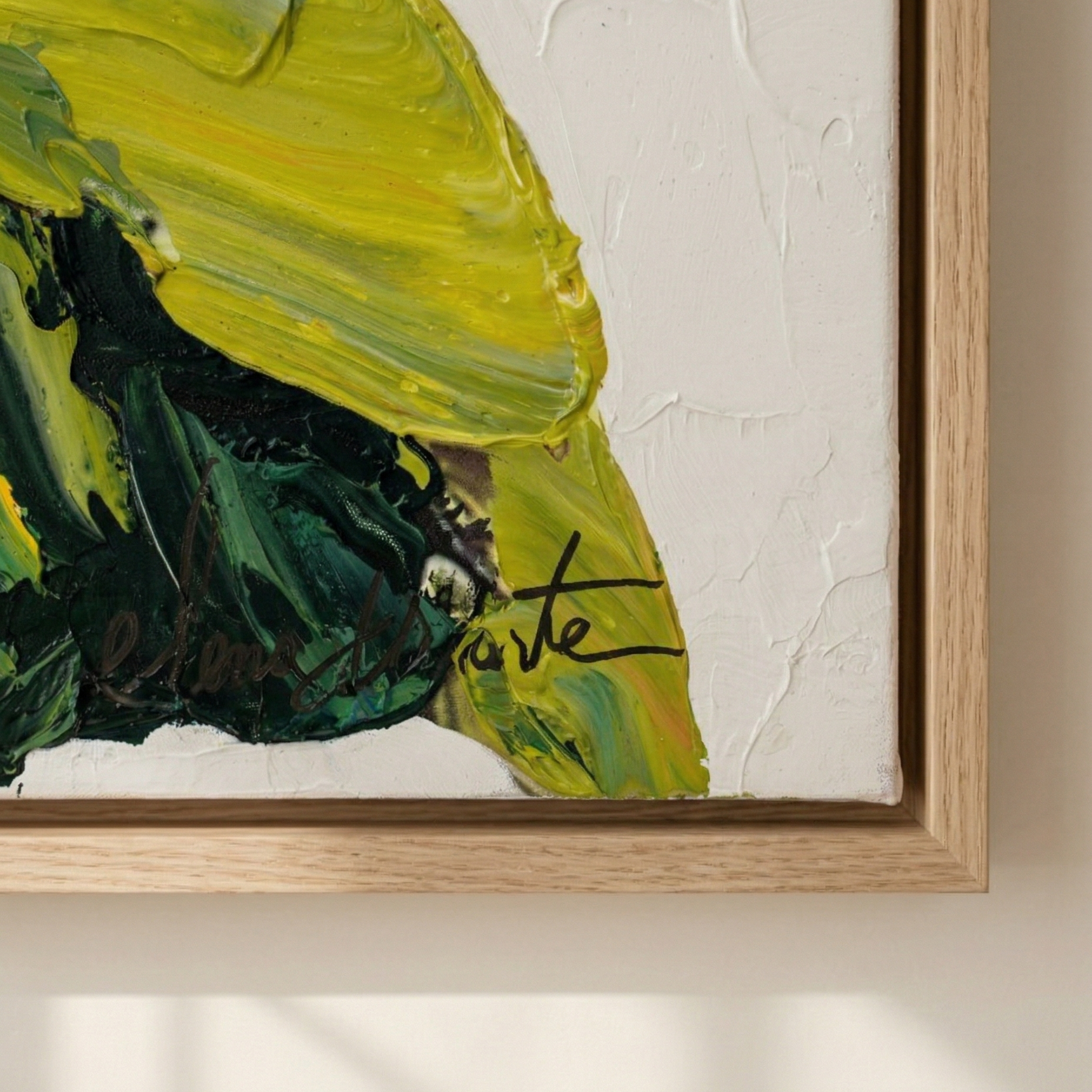 Azure & Roseate Clusters — Original Impasto Painting by Elena Duarte