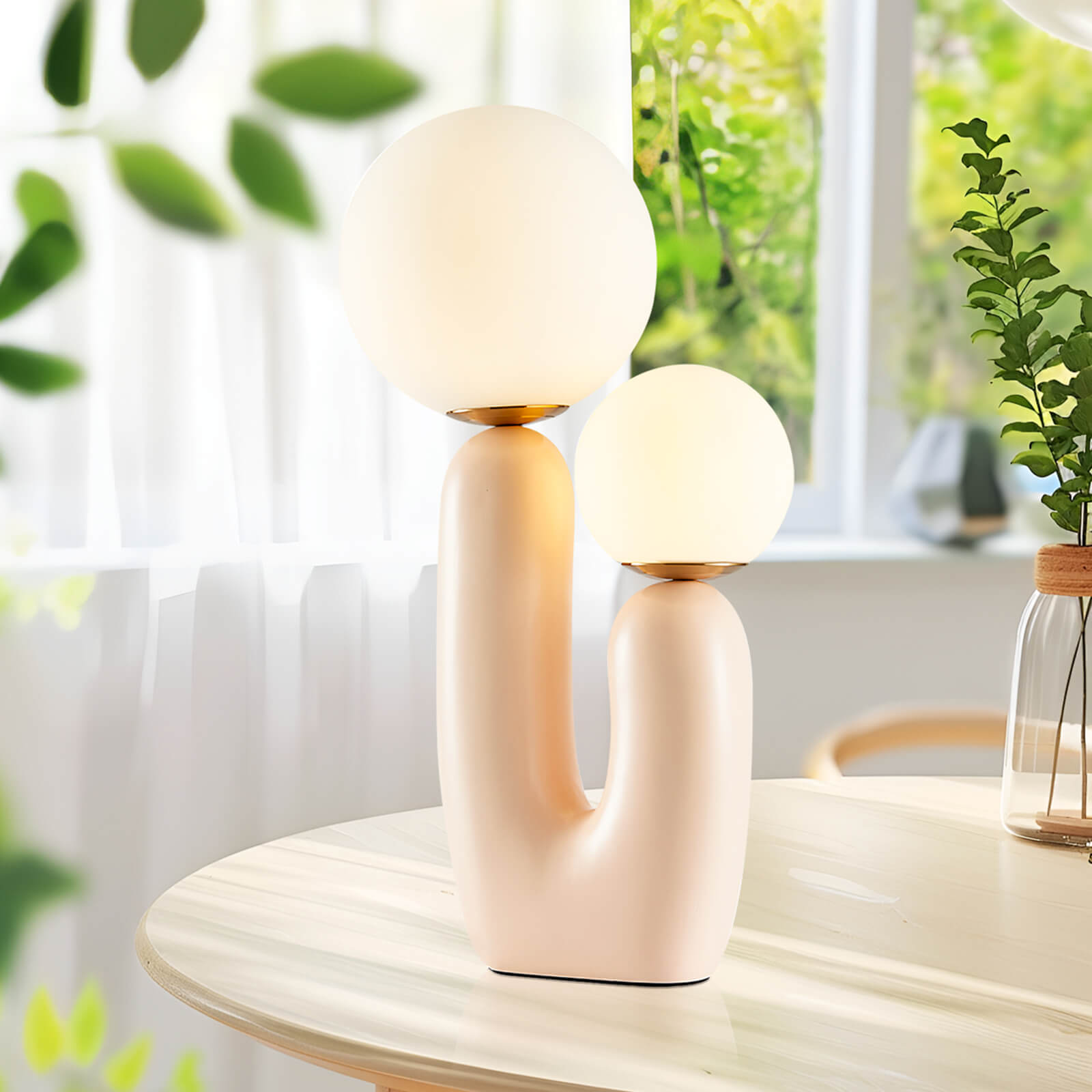 Vik 2 Lamp Cactus Shaped Table Lamp
