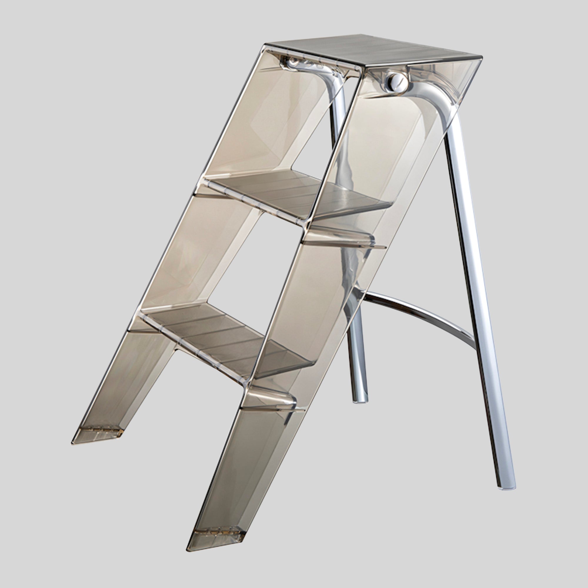 Anders Acrylic Step Ladder | Replica Kartell Upper Step Ladder