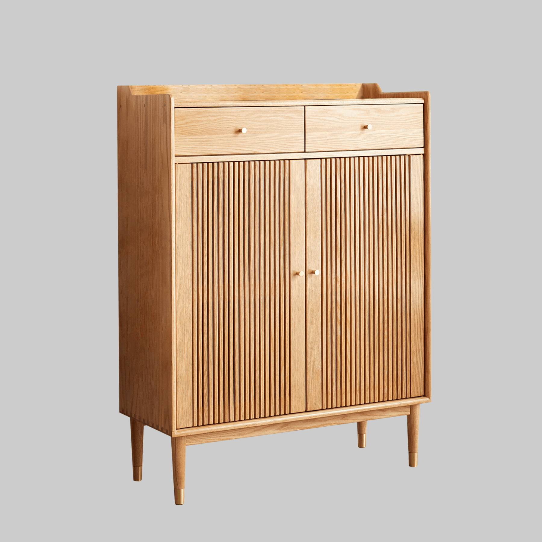 Oak Shoe Cabinet