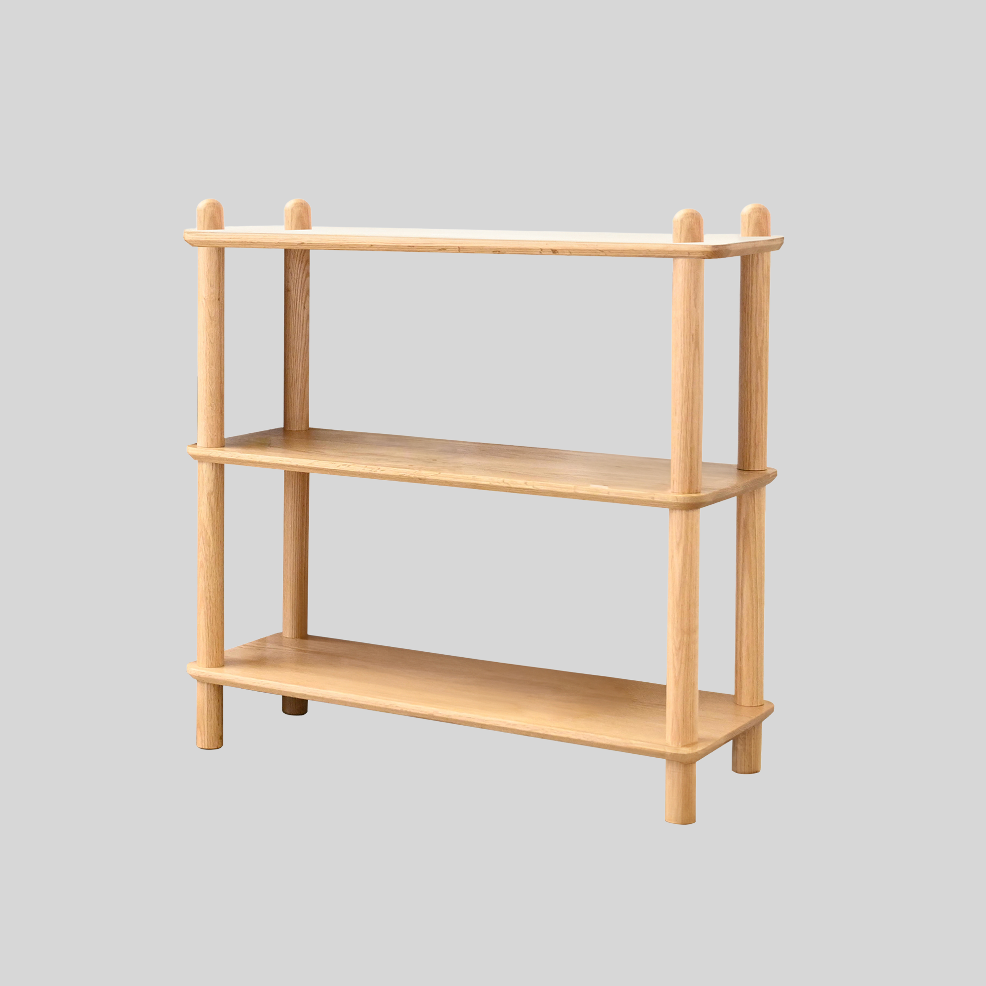 Holme 2 Tier Solid Oak Display Shelf