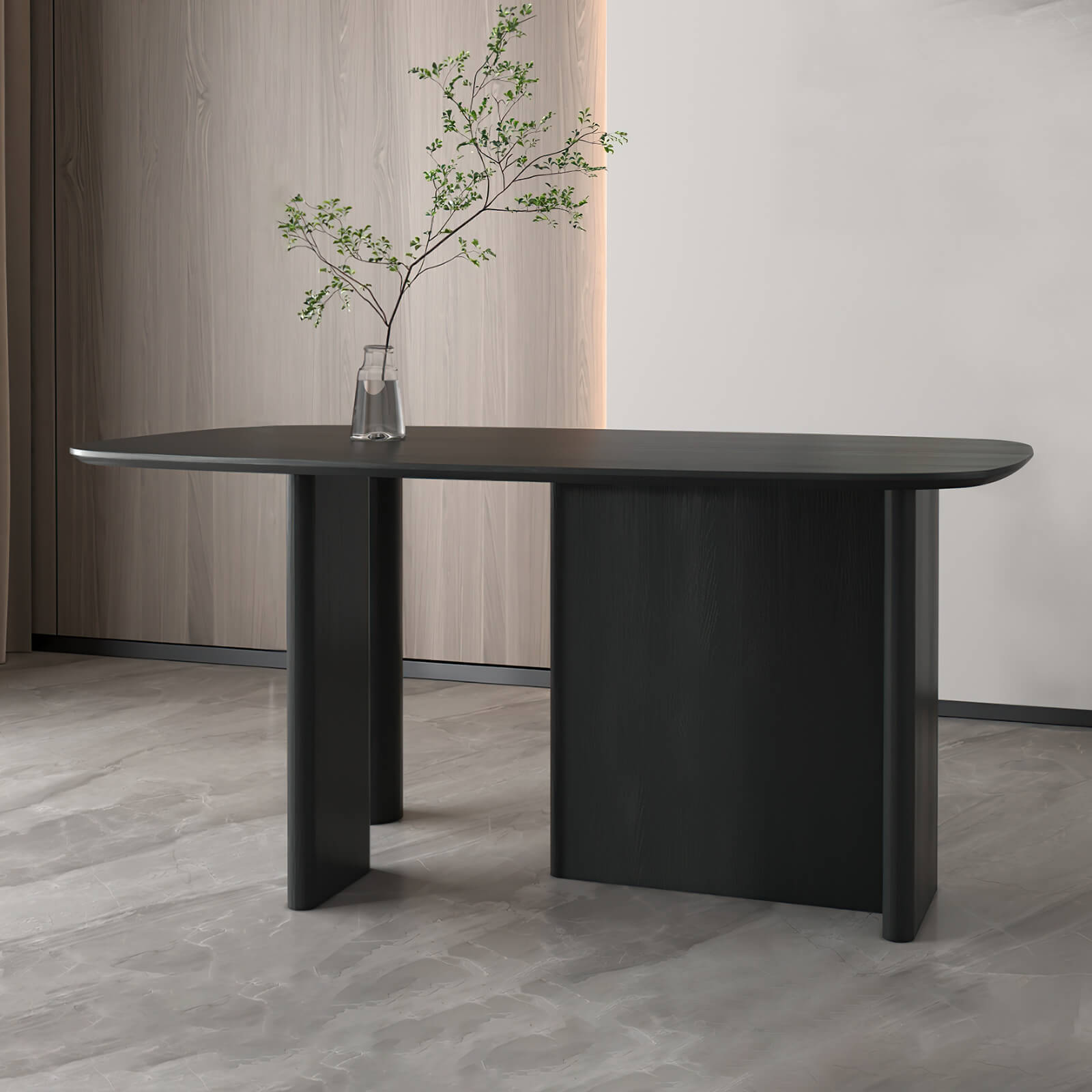 Billund Oak Veneer 4-6 Seater Dining Table