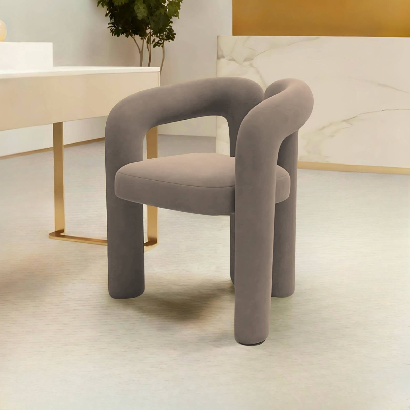 Sandness Padded Lounge Accent Chair | Replica Dudet Chair