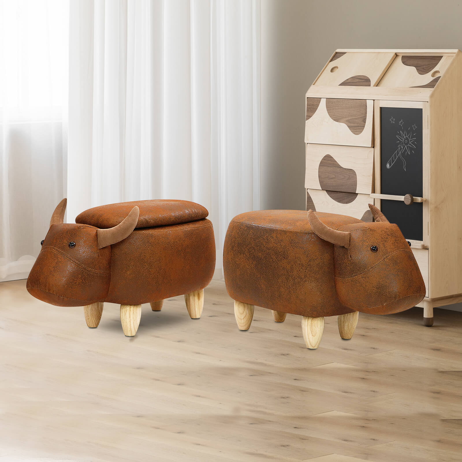 Rondane Cow Ottoman Seat