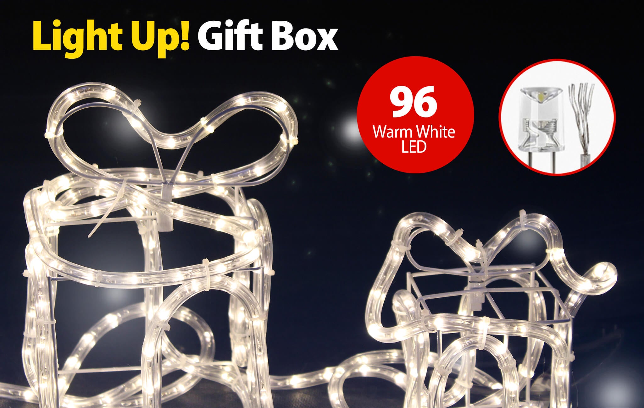 Silkeborg 3 Gift Box Motif Lights