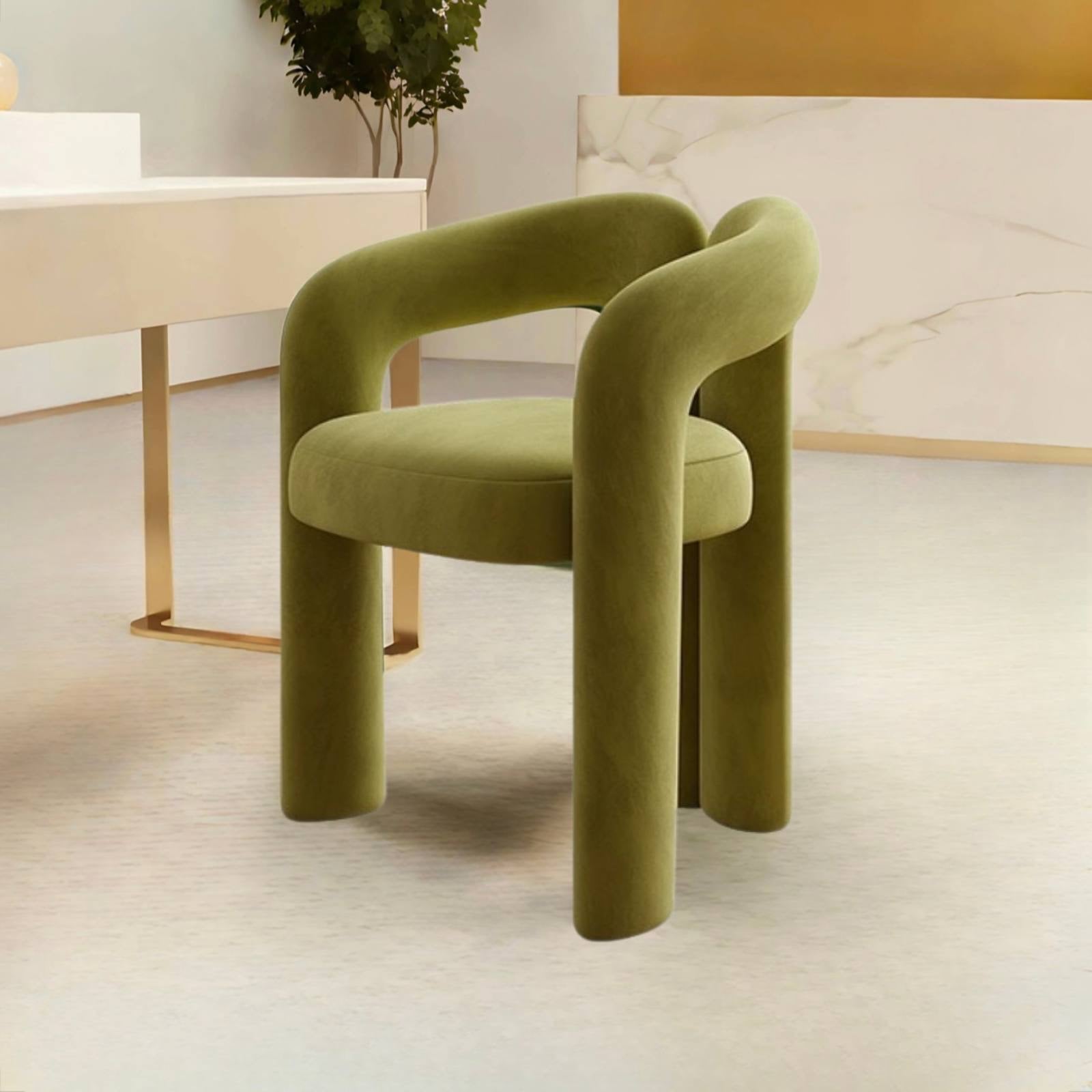 Sandness Padded Lounge Accent Chair | Replica Dudet Chair