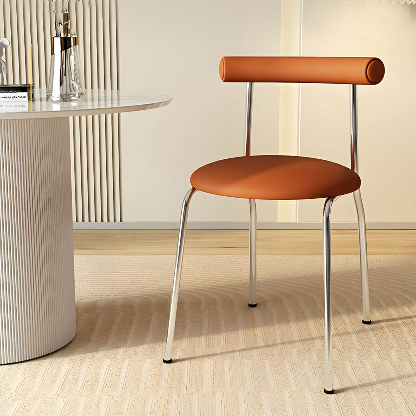 Asker PU Leather Dining Chair