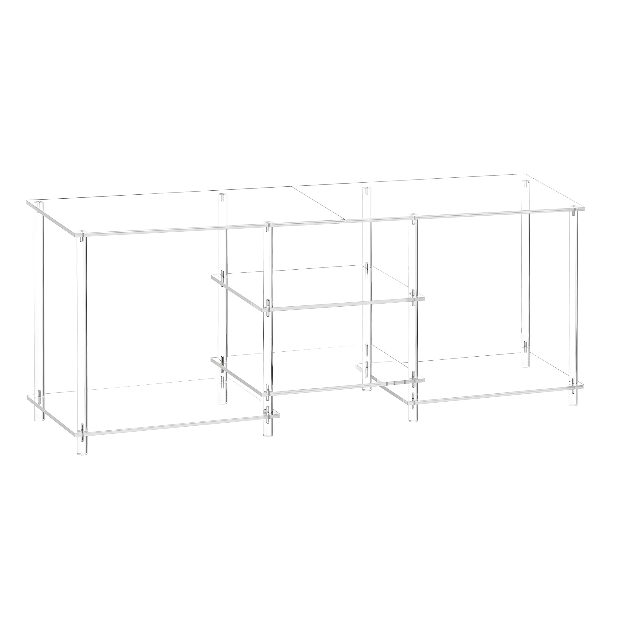 Hadsten Acrylic Console Table