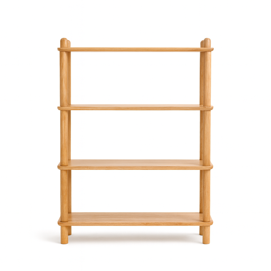 Holme 4 Tier Solid Oak Display Shelf