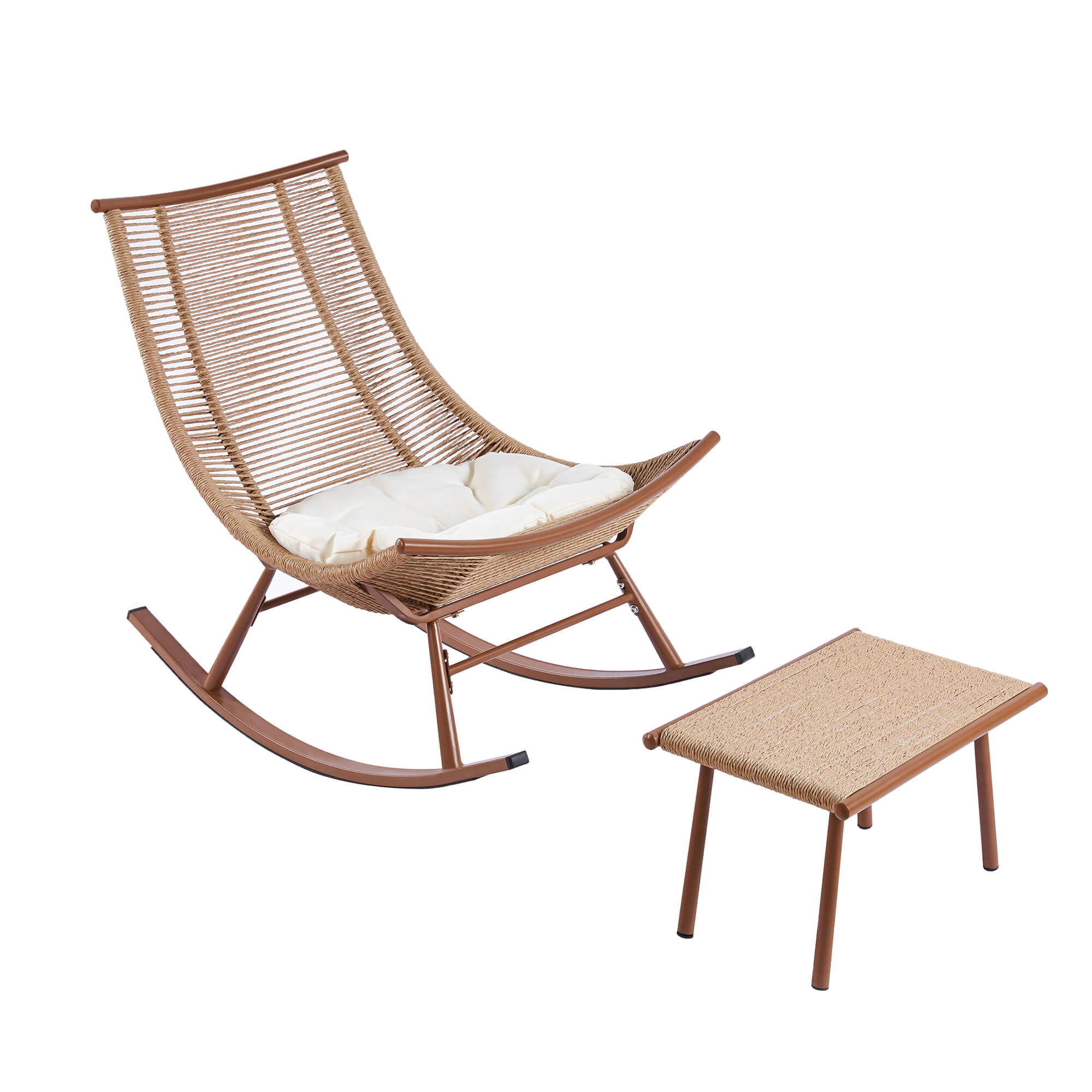 Nybro Rocking Chair and Foot Stool Set