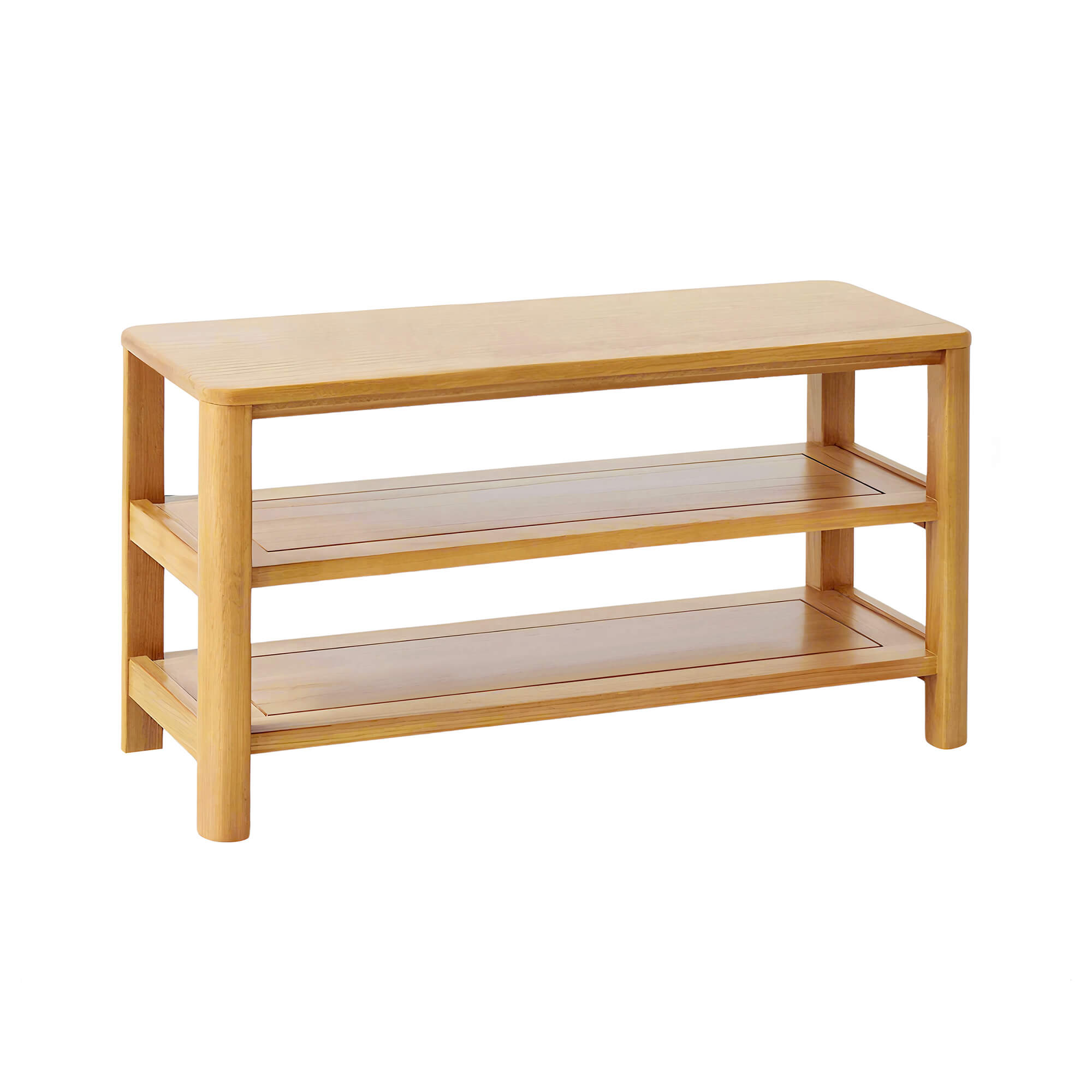 Bodø Solid Oak Shoe Bench