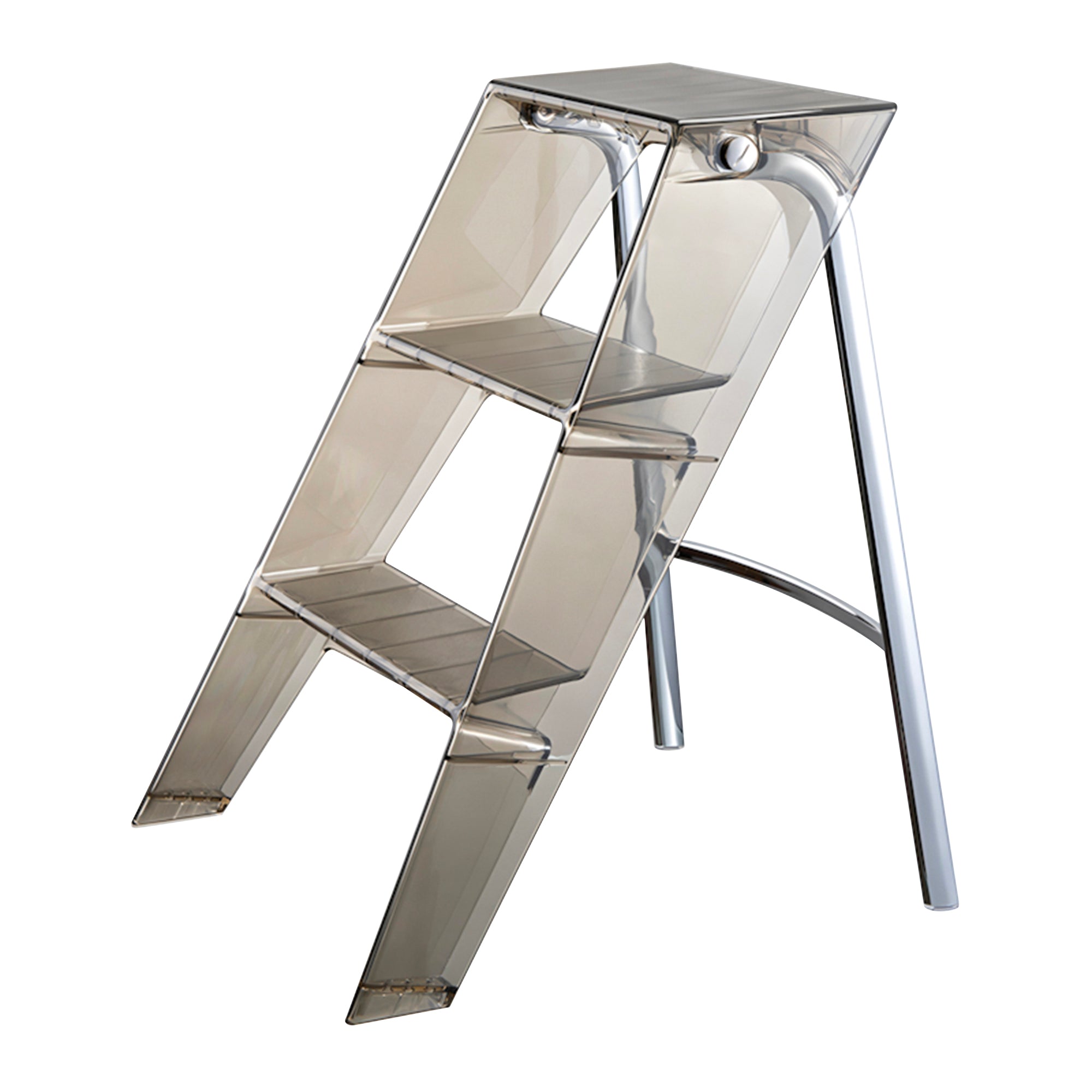 Anders Acrylic Step Ladder | Replica Kartell Upper Step Ladder