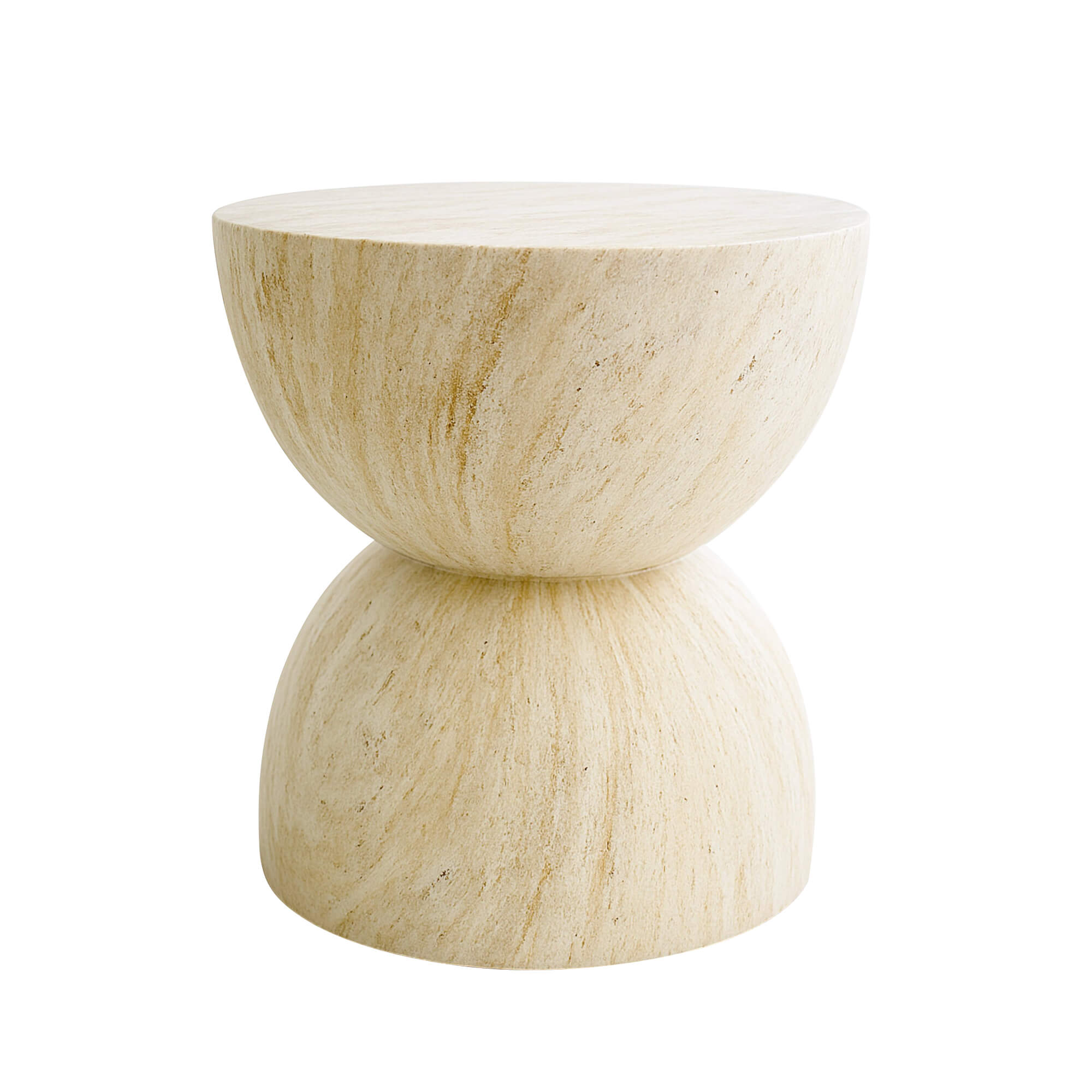 Bergen Hourglass Accent Side Table