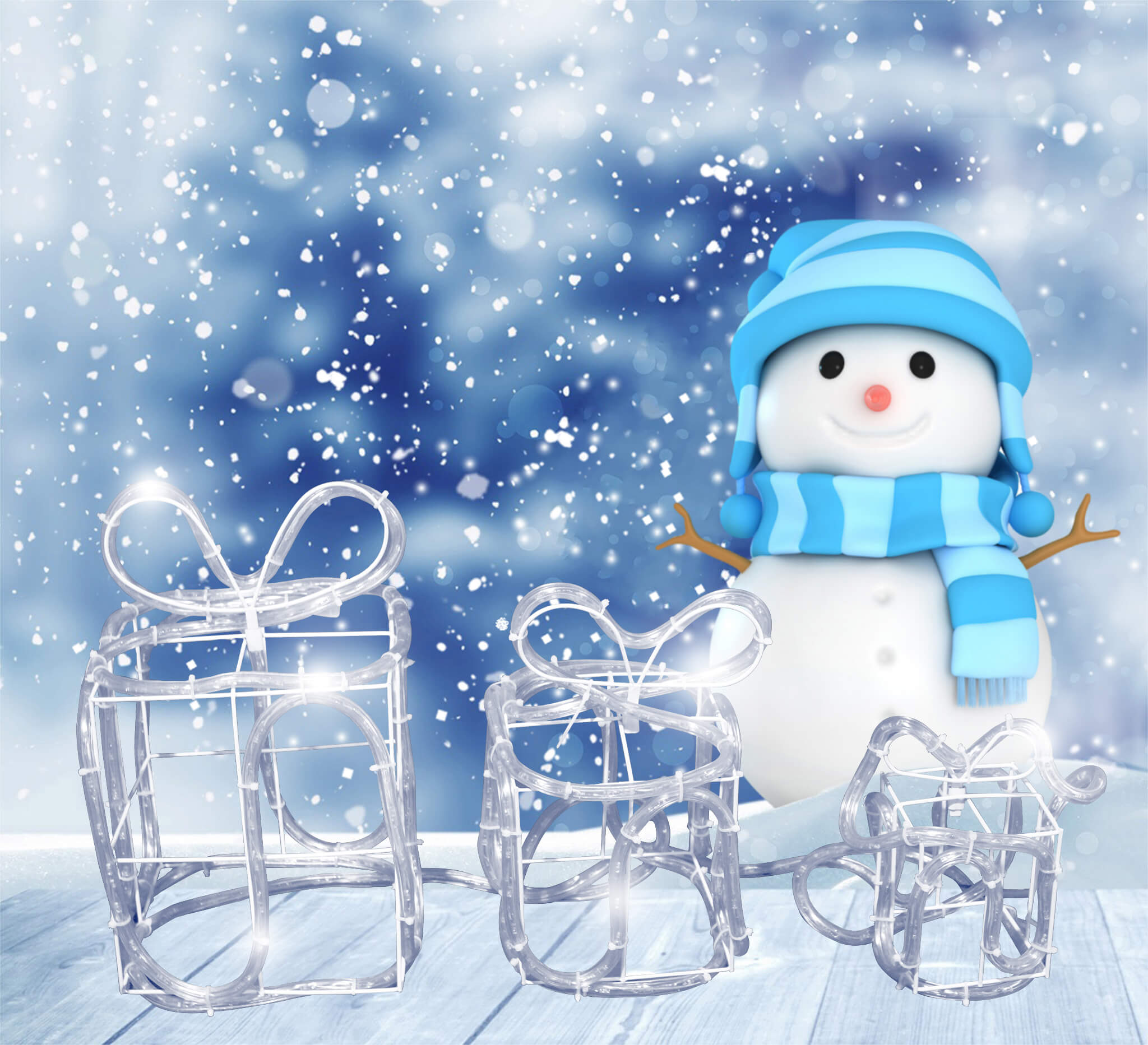 Silkeborg 3 Gift Box Motif Lights