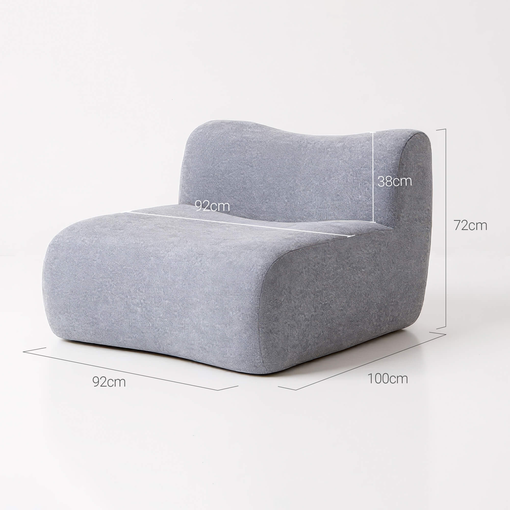 Vimmerby Armless Lounge Sofa