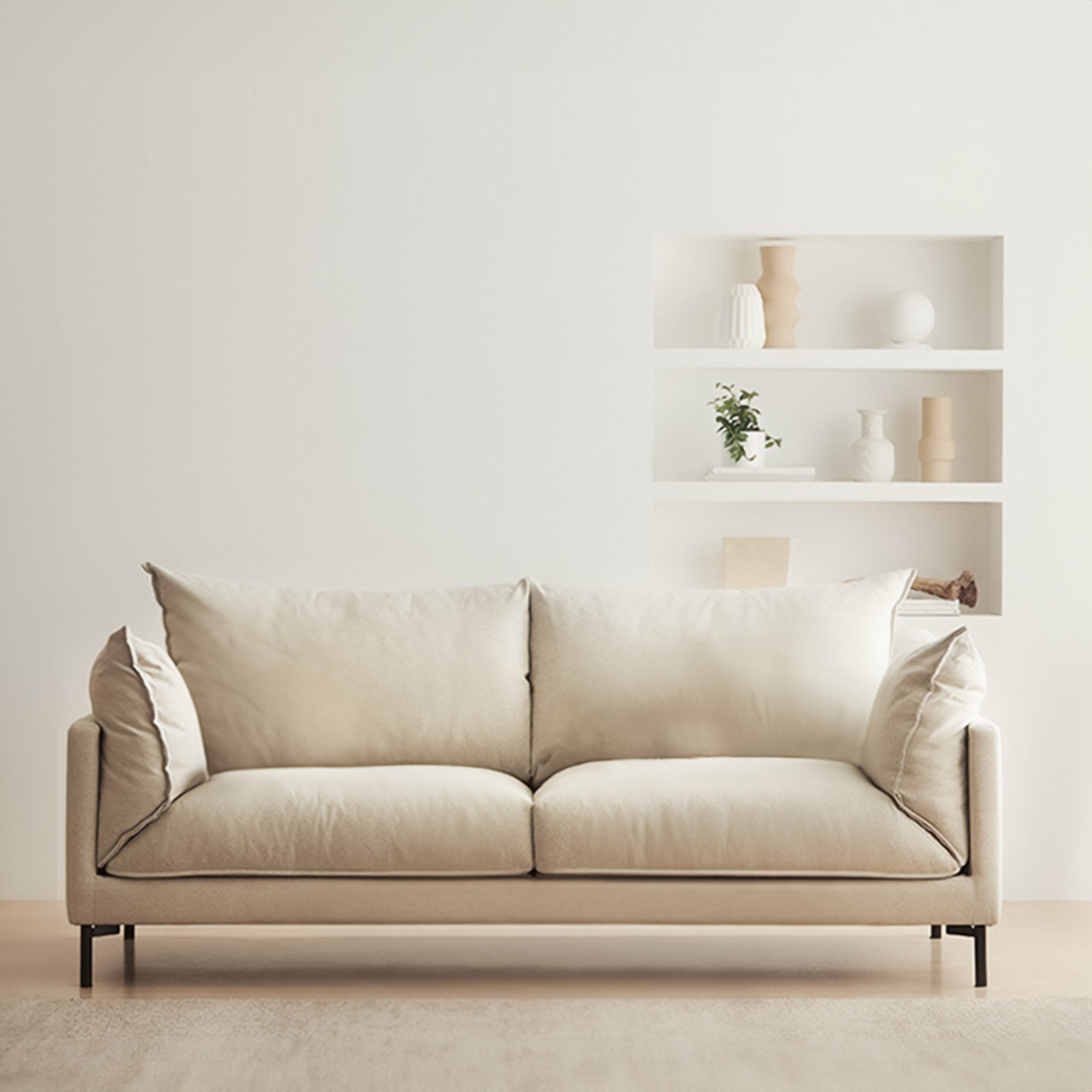 Stockholm 3 Seater Linen Sofa