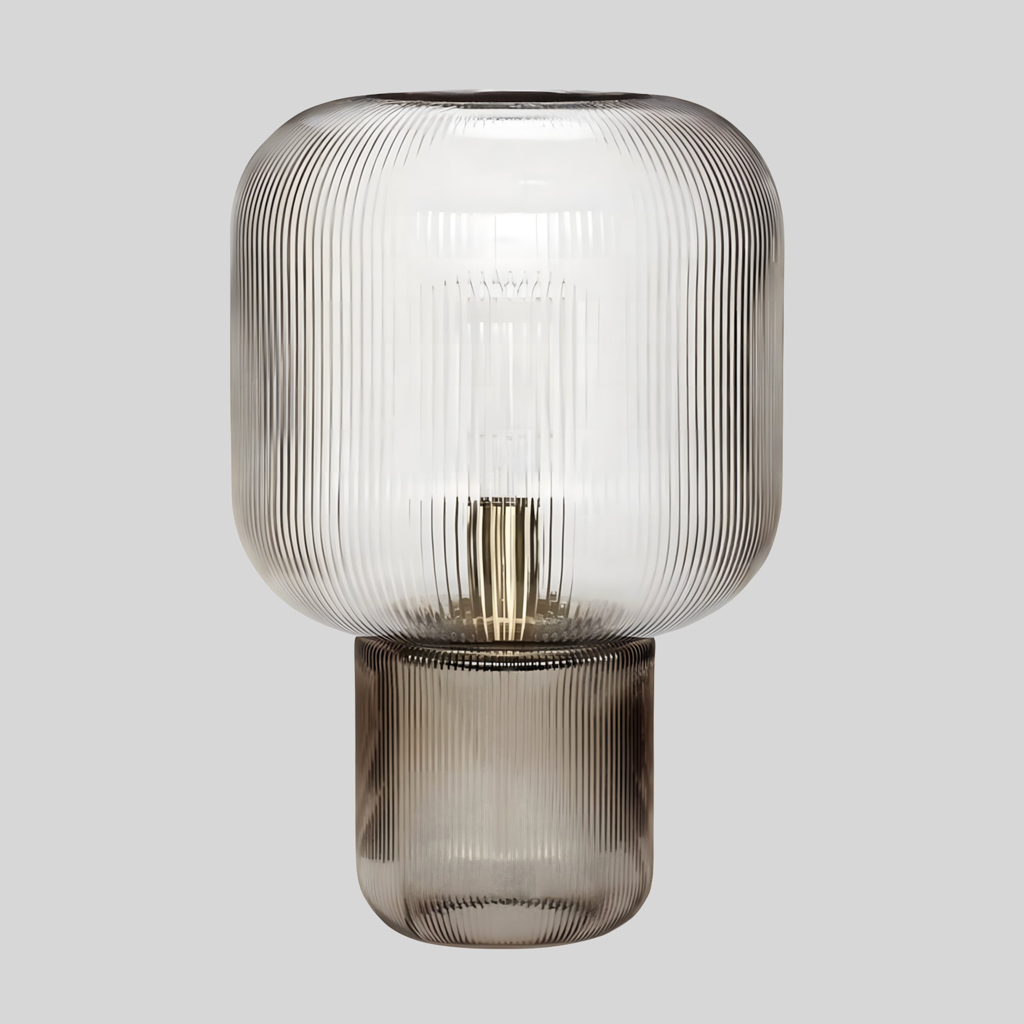 Arsta Smoked Glass Table Lamp