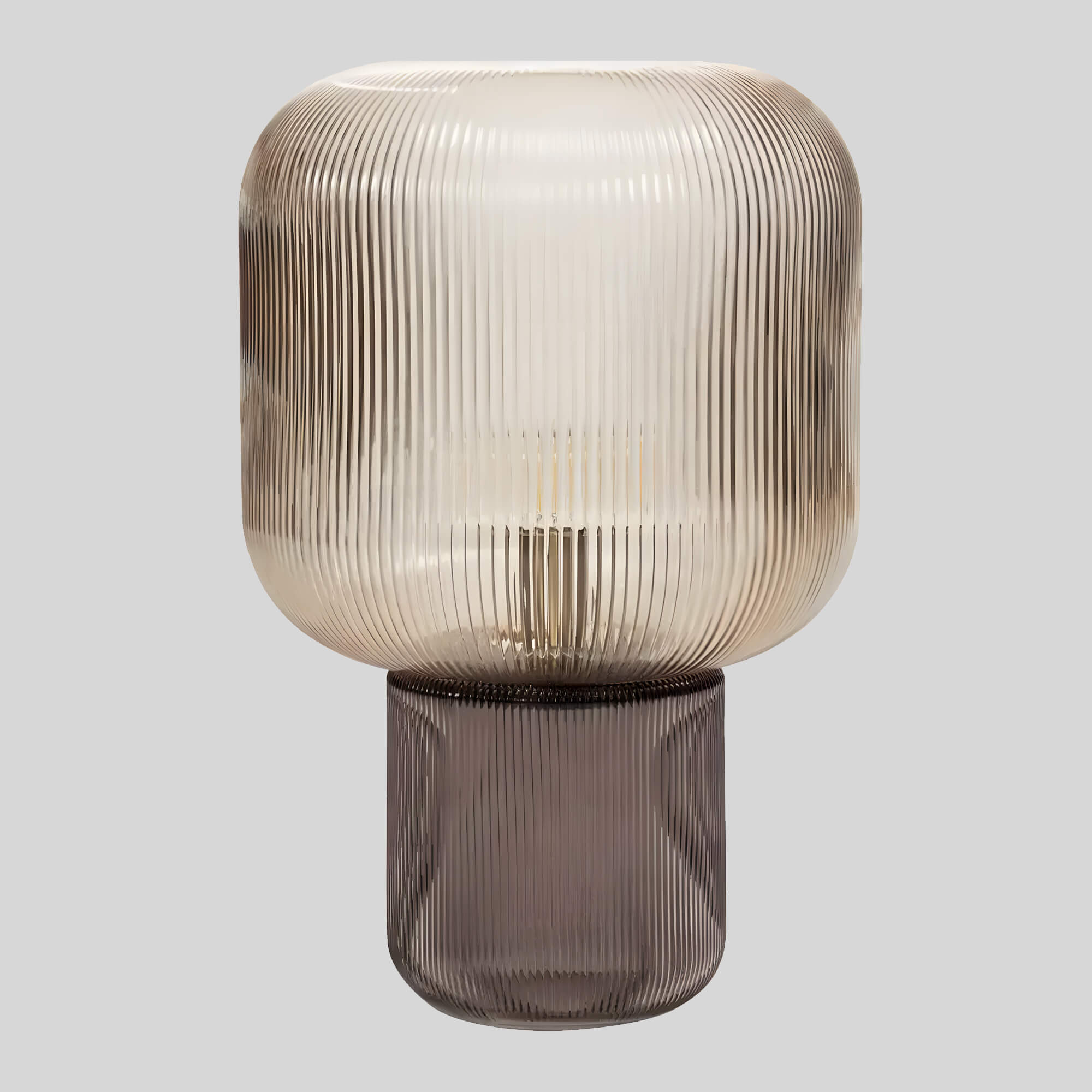 Arsta Smoked Glass Table Lamp