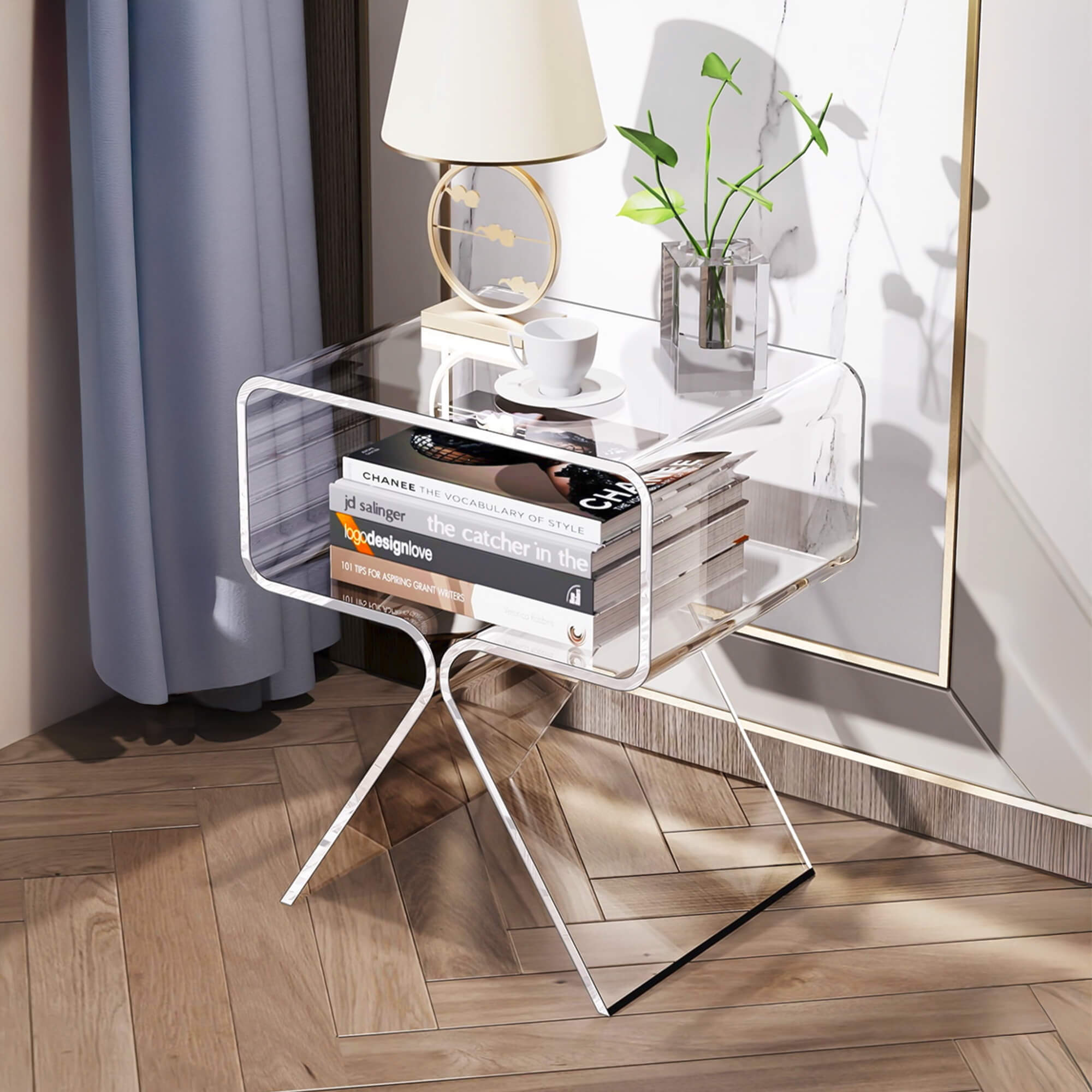 Hadsund Acrylic Side Table