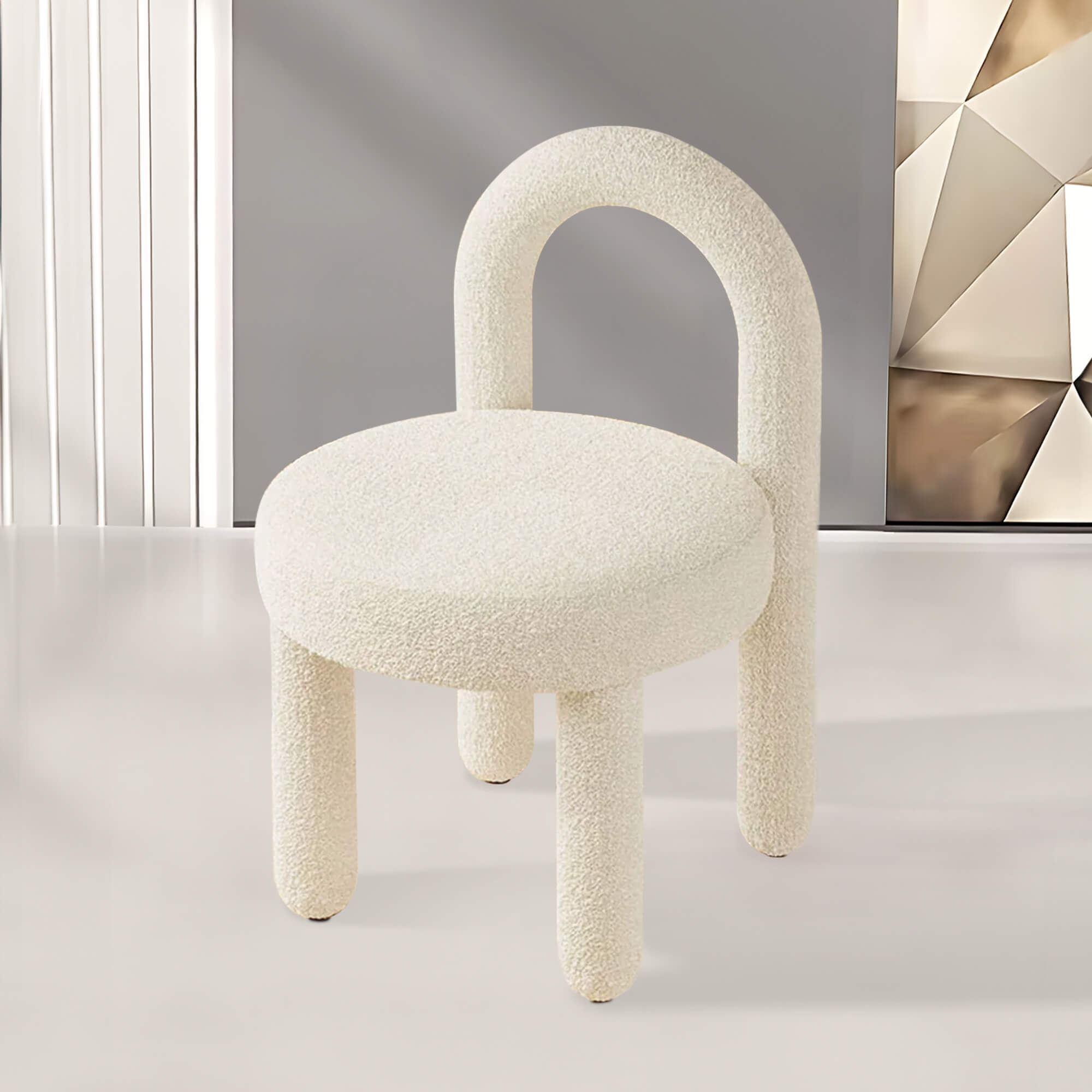 Rygge Bouclé Padded Chair