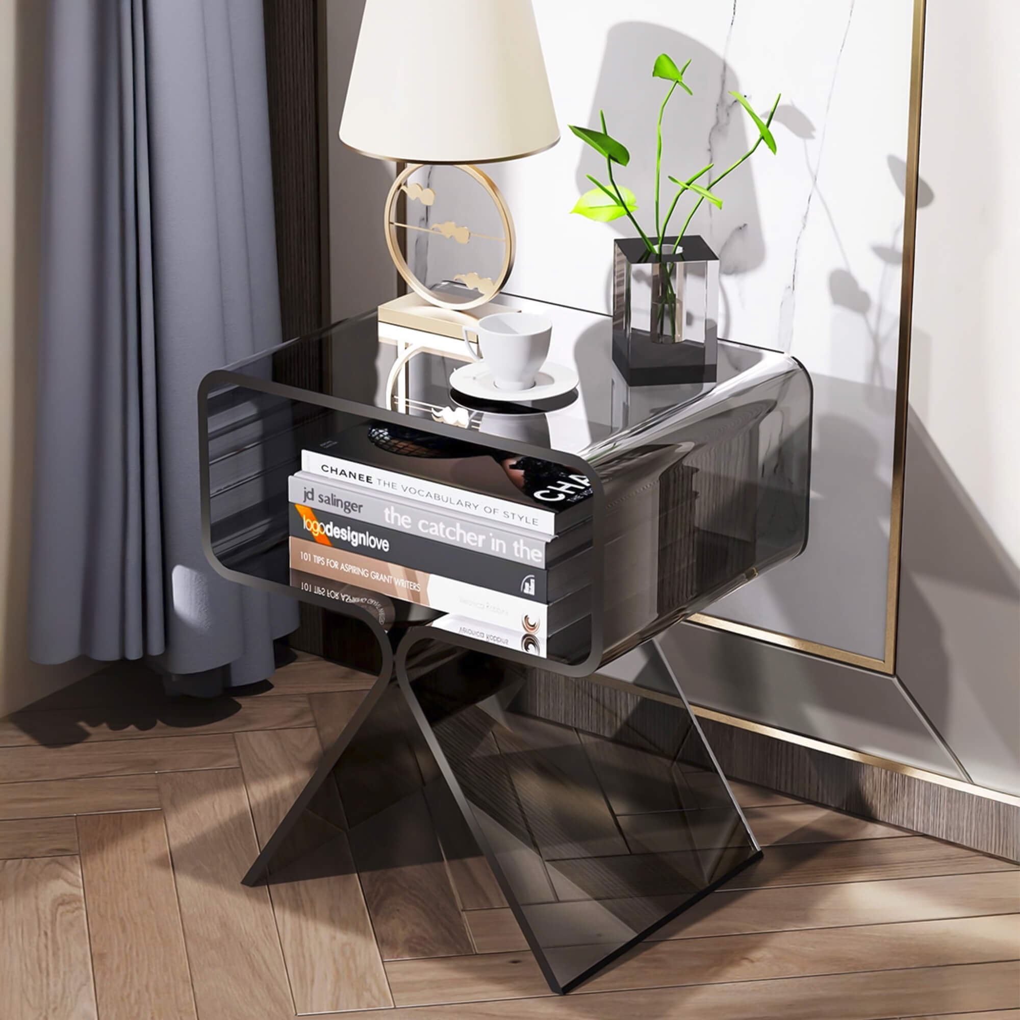 Hadsund Acrylic Side Table