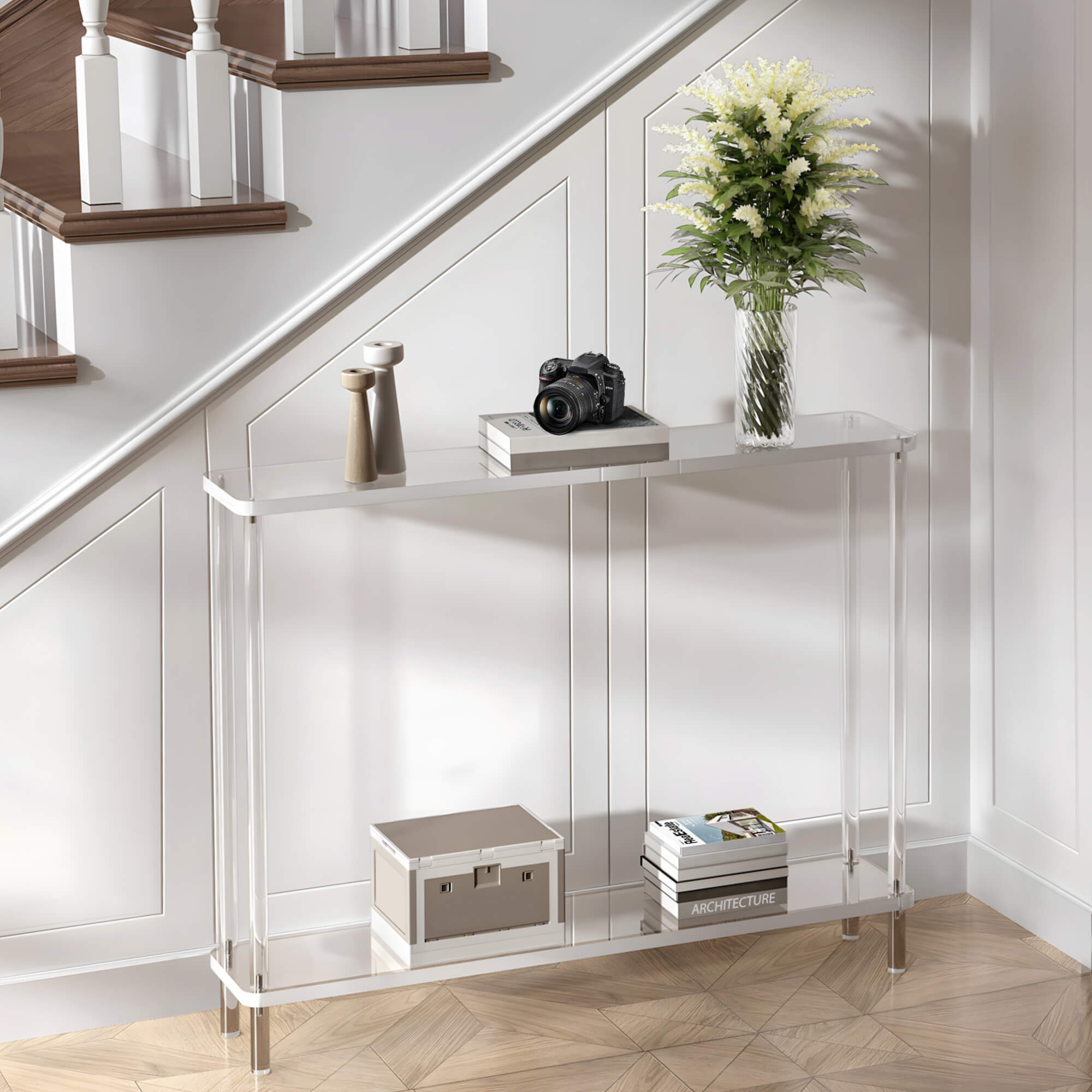 Hammel Acrylic Console Table