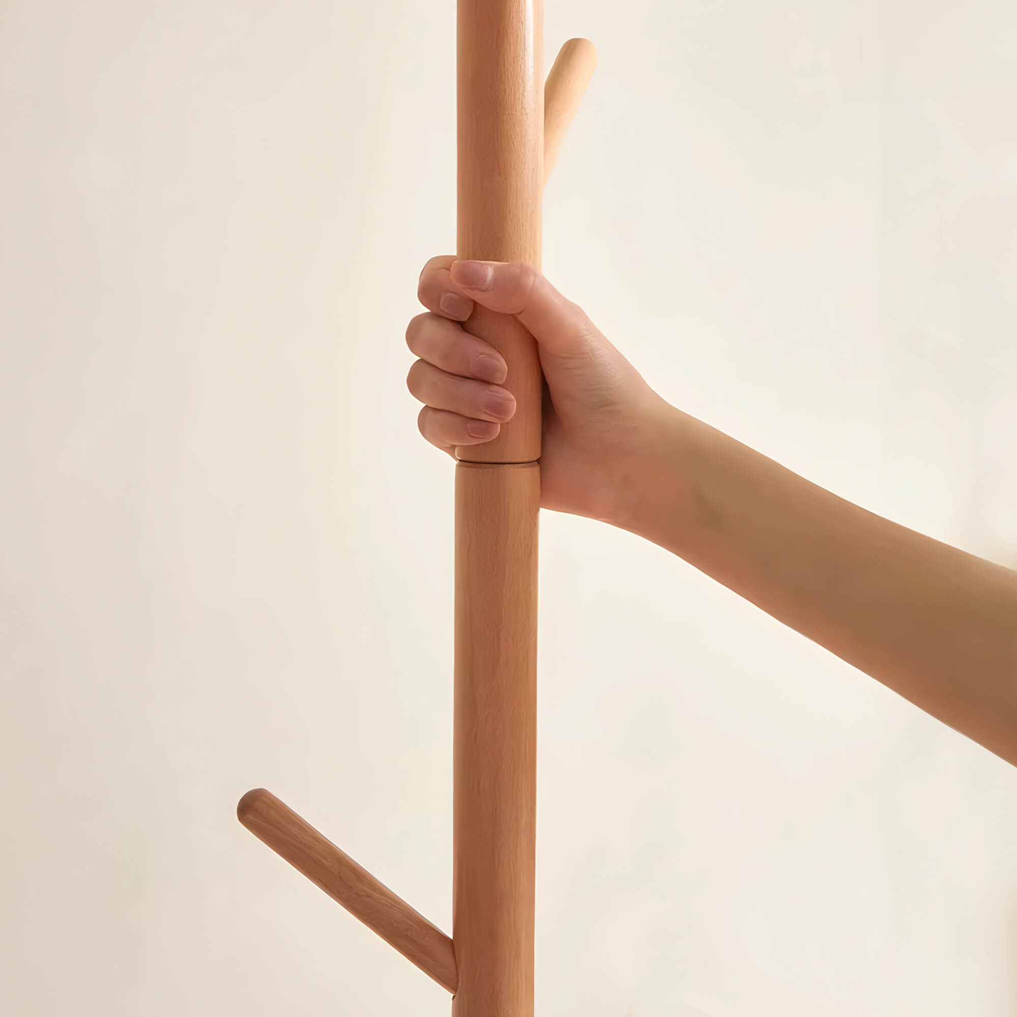 Amager Solid Beechwood Coat Rack