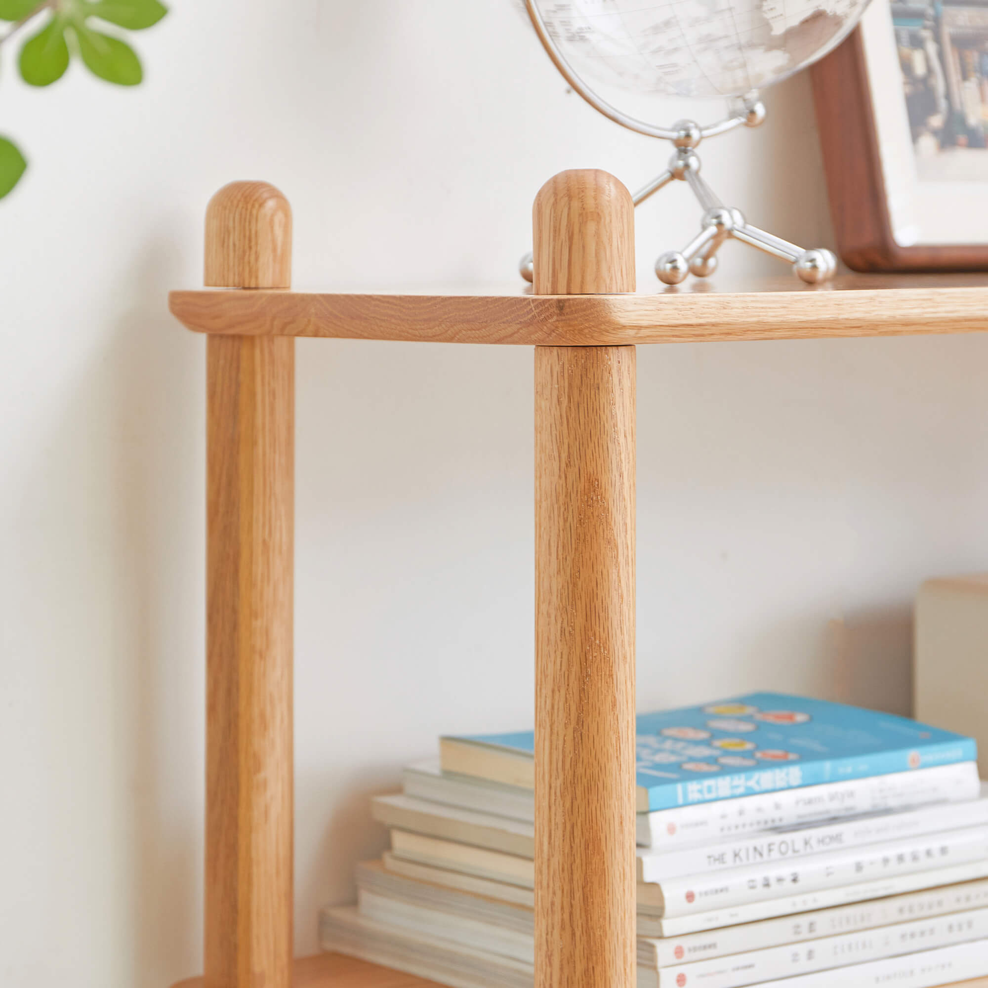 Holme 4 Tier Solid Oak Display Shelf
