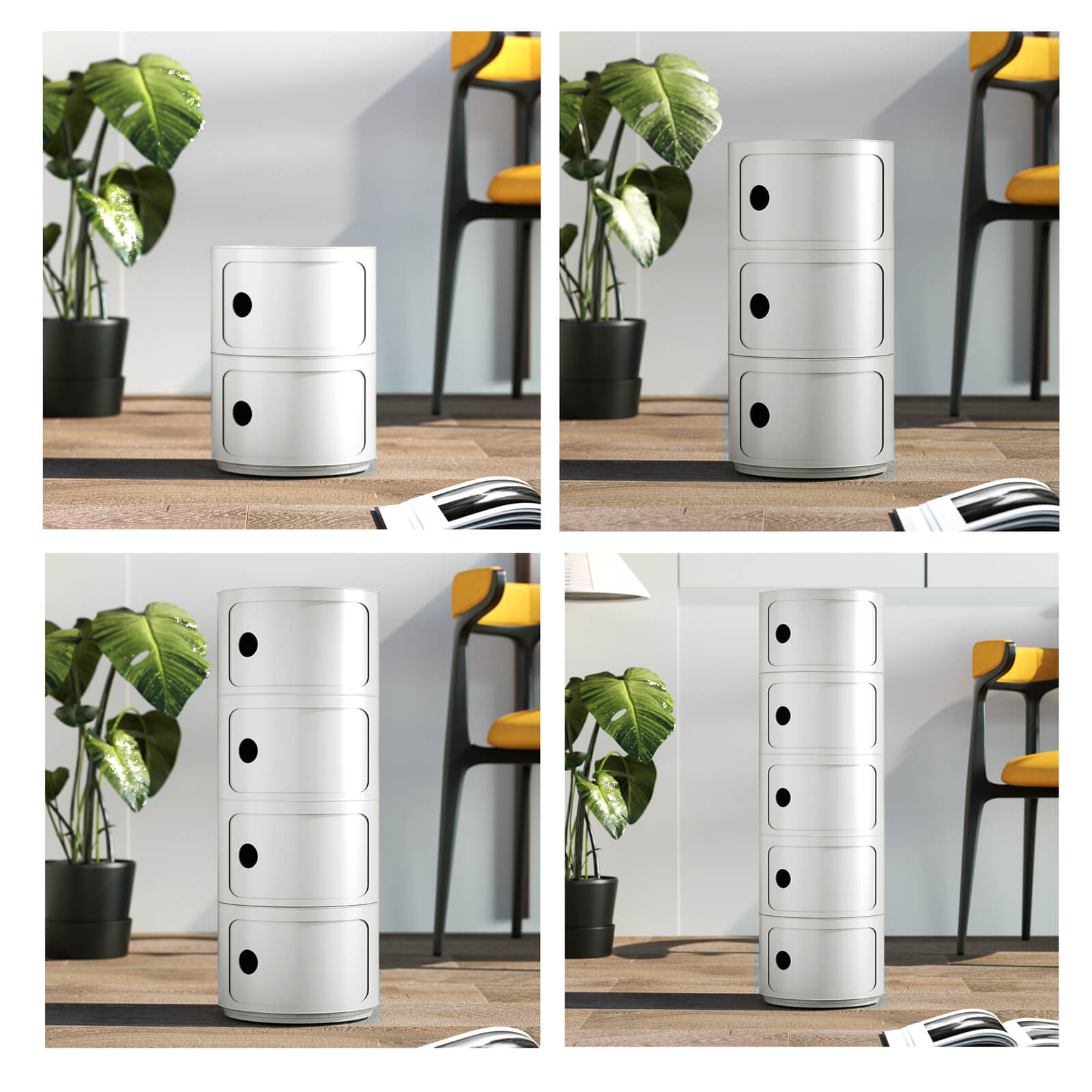 Visby Replica Componibili Side Cabinet