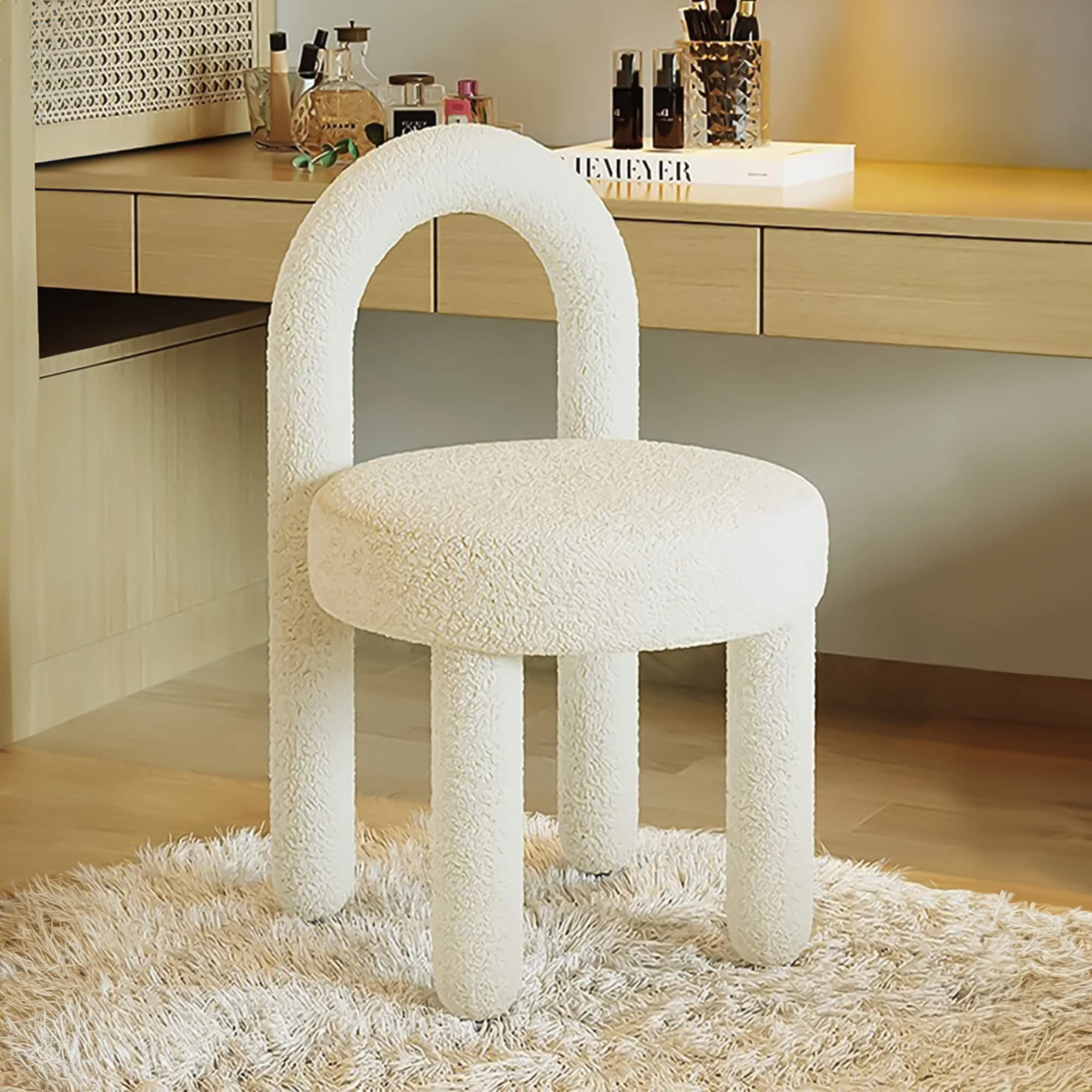 Rygge Bouclé Padded Chair