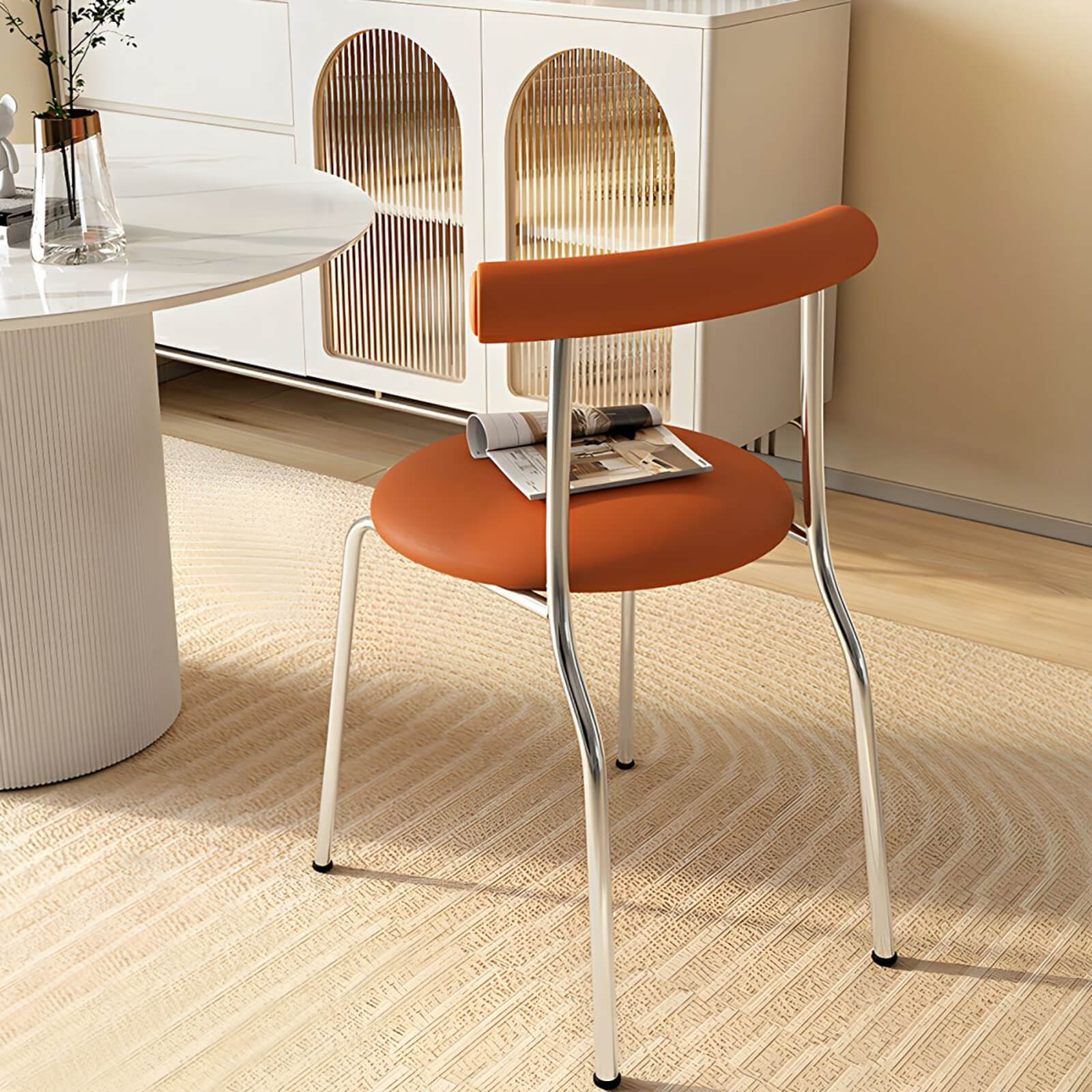 Asker PU Leather Dining Chair