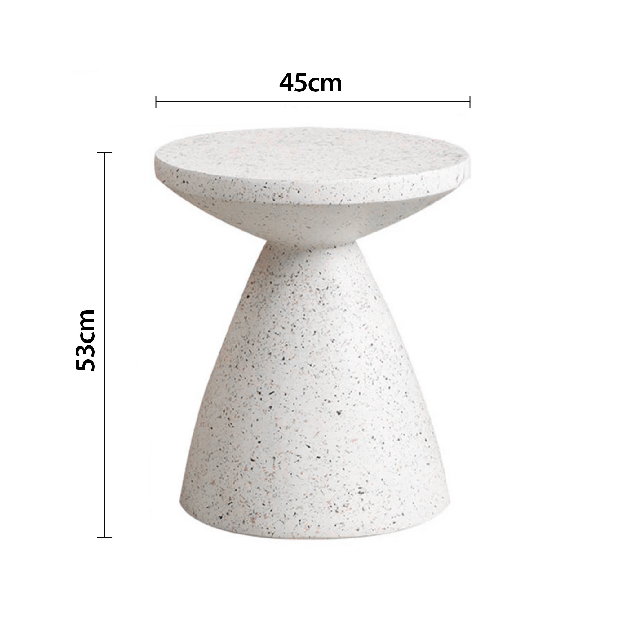 Agder Round Coffee Accent Side Table