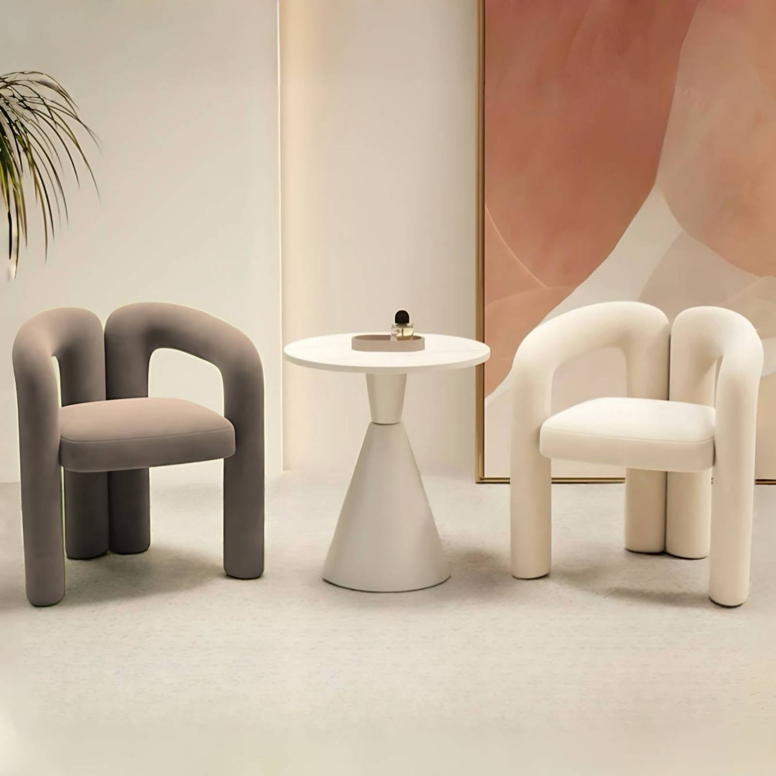 Sandness Padded Lounge Accent Chair | Replica Dudet Chair