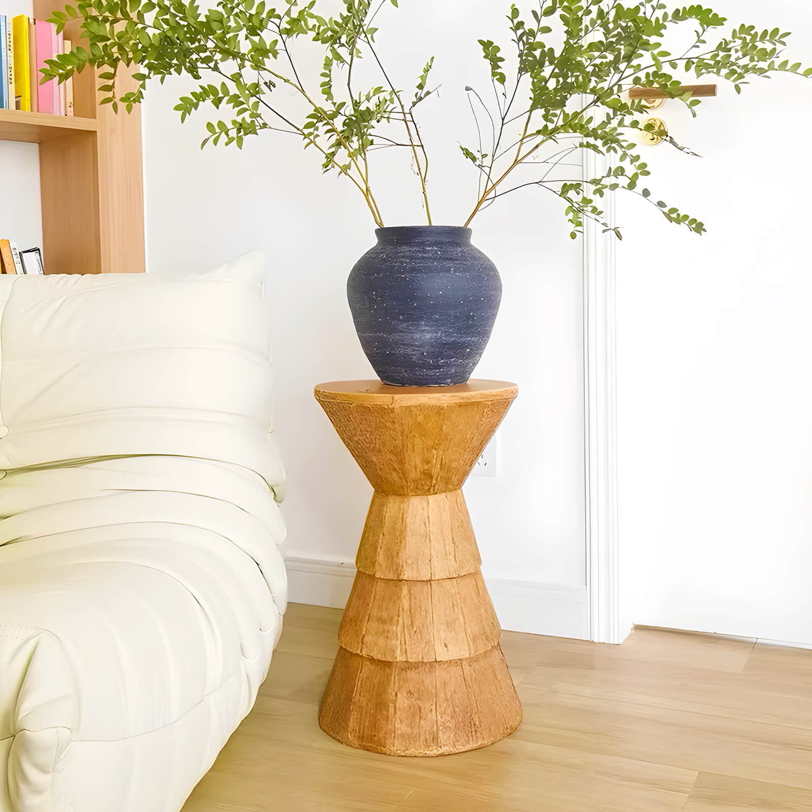 Drammen Faux Wood Accent Table