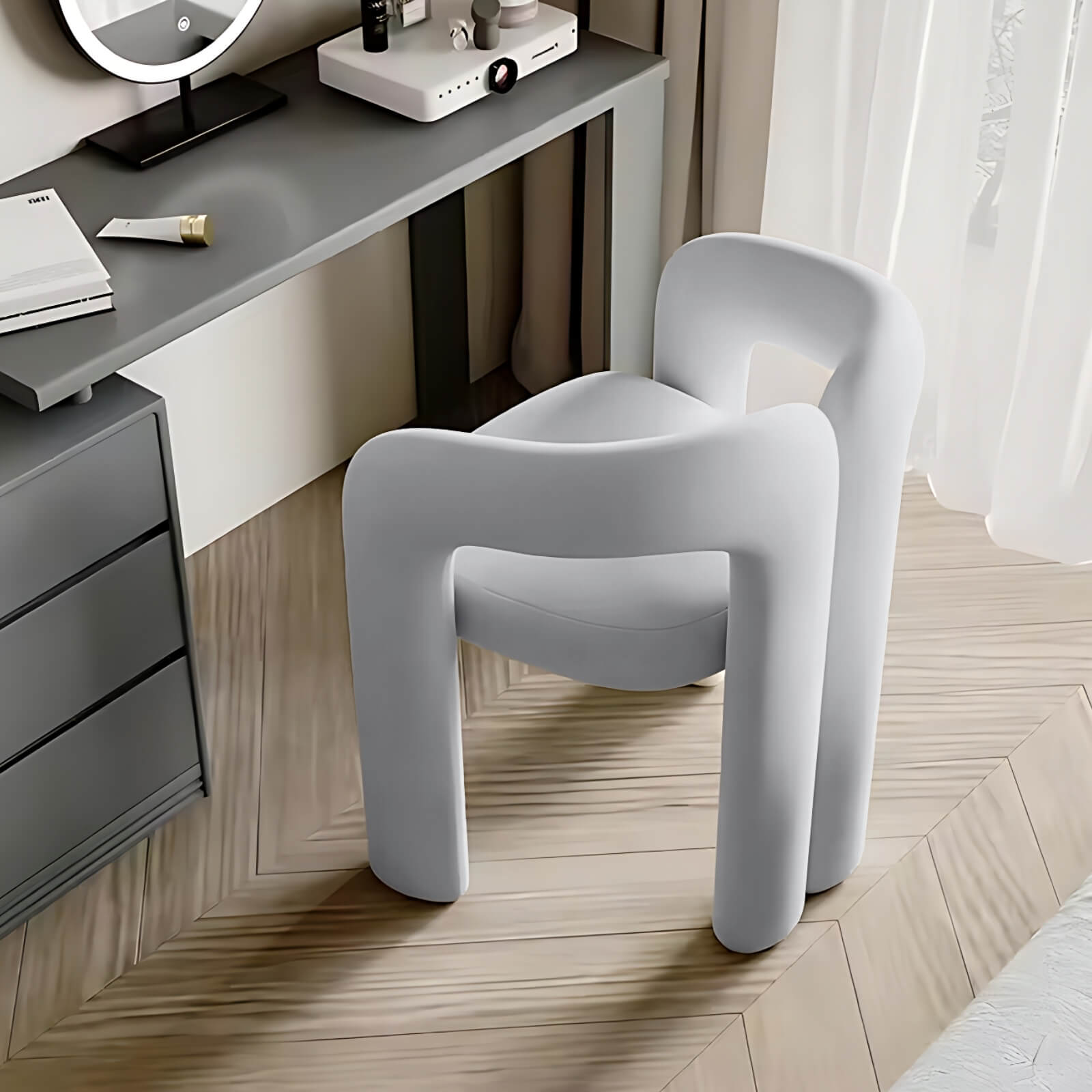 Sandness Padded Lounge Accent Chair | Replica Dudet Chair