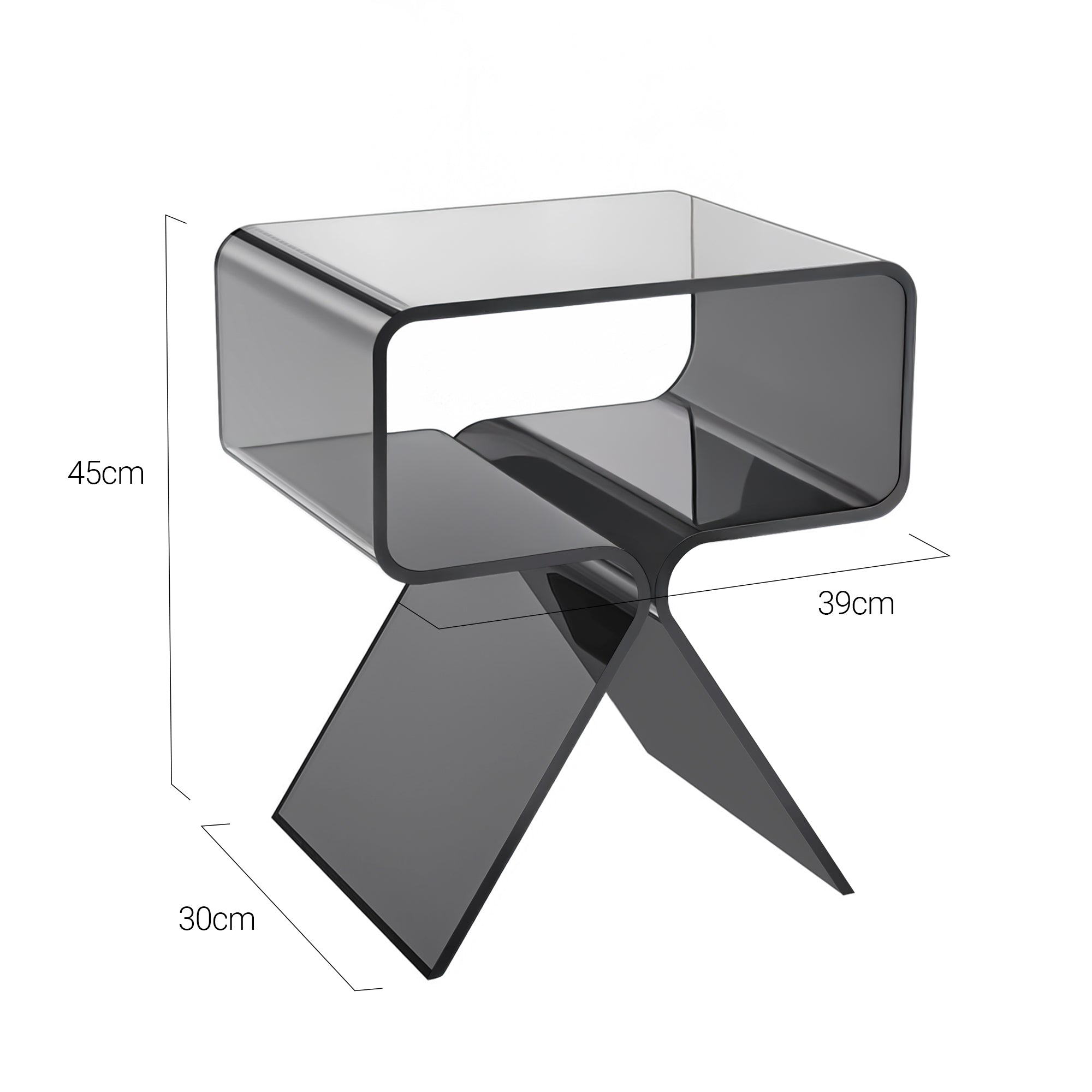 Hadsund Acrylic Side Table