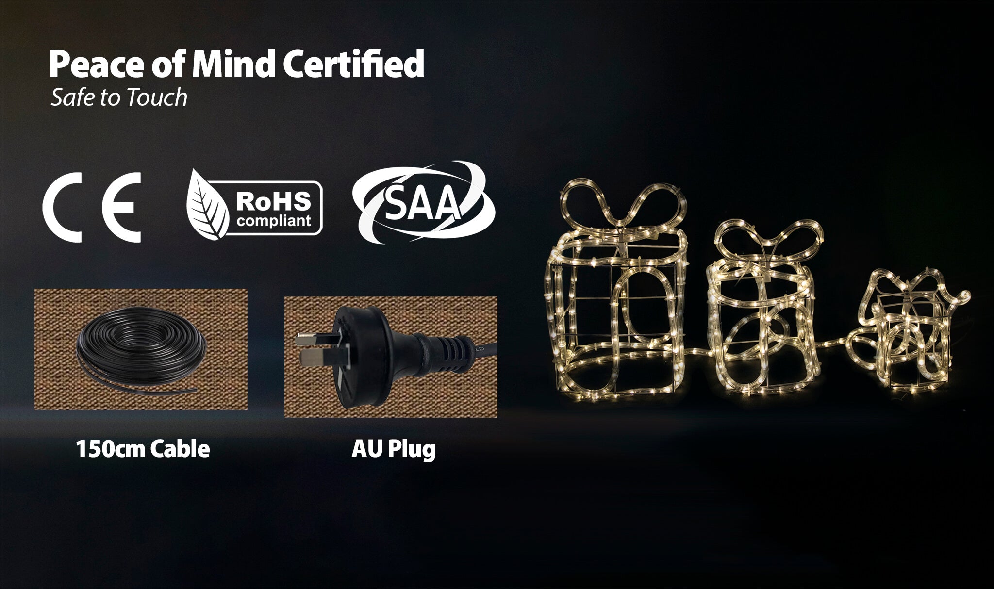 Silkeborg 3 Gift Box Motif Lights