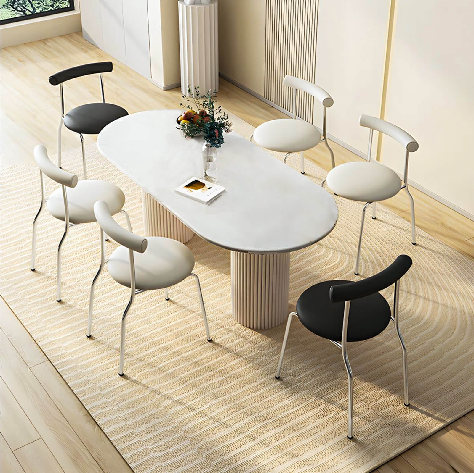 Asker PU Leather Dining Chair