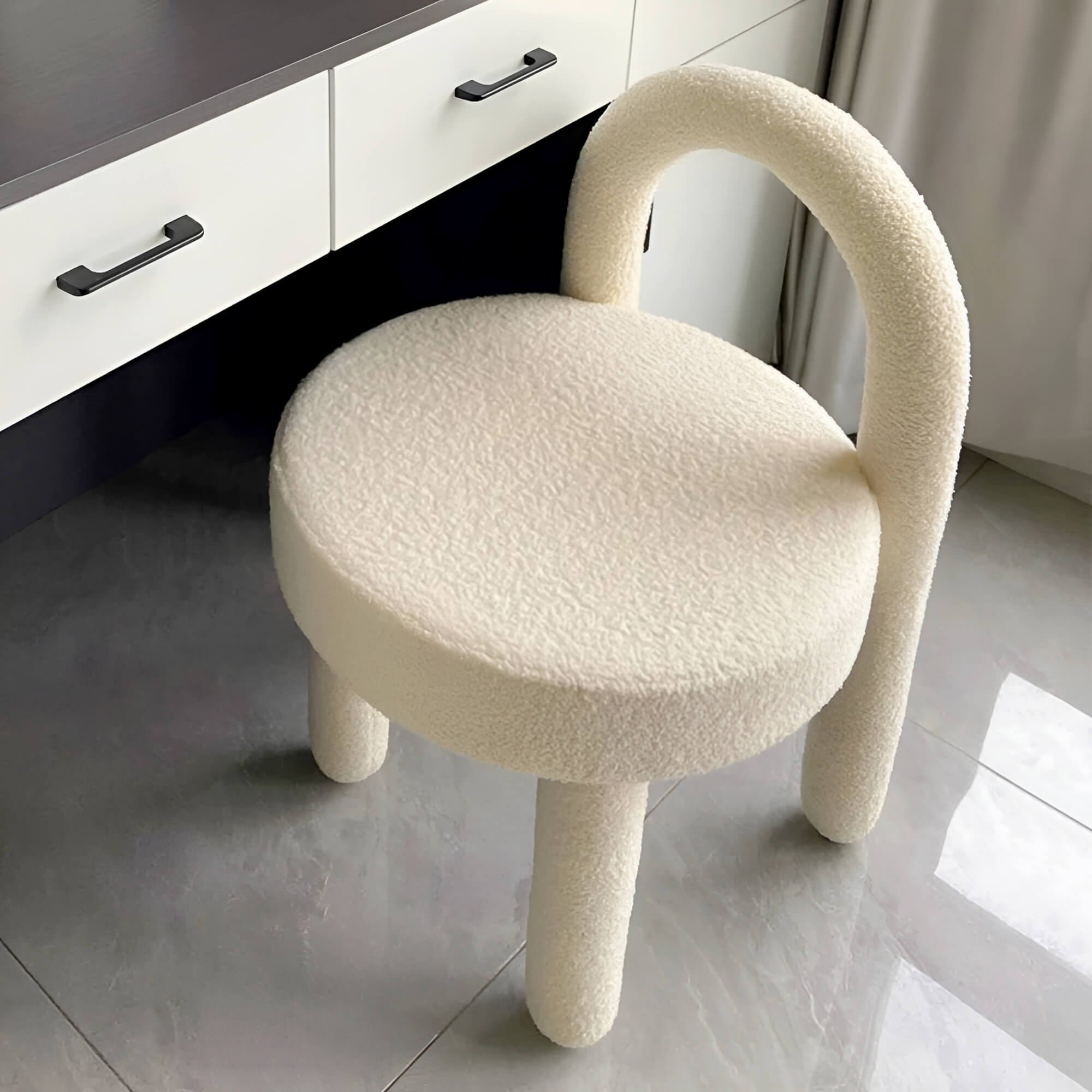 Rygge Bouclé Padded Chair