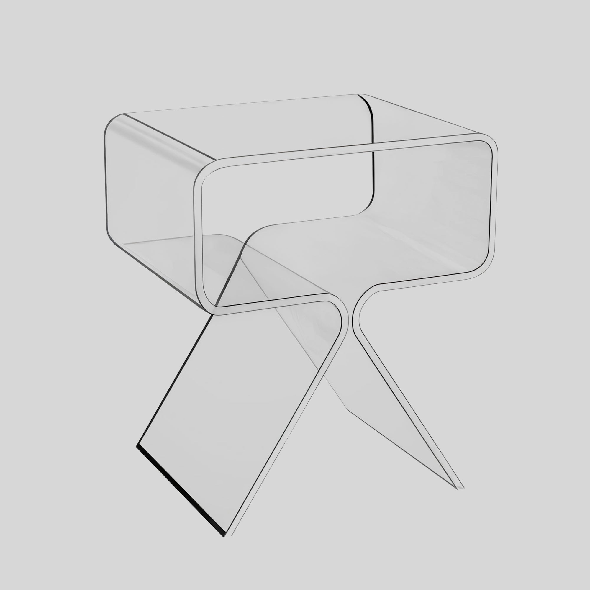 Hadsund Acrylic Side Table