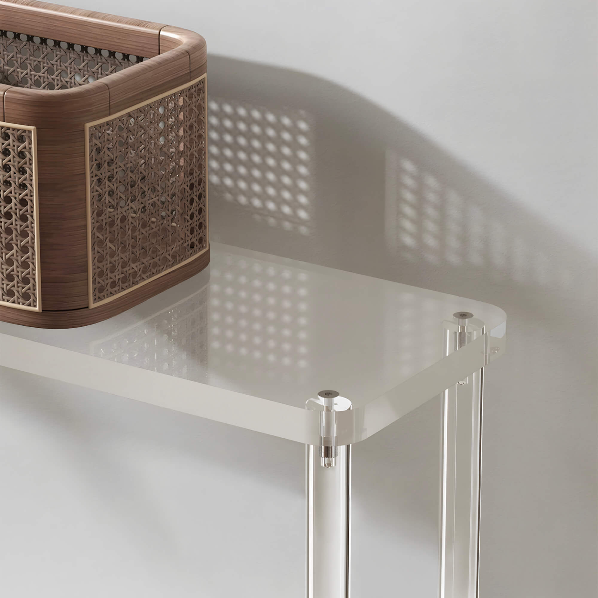 Hammel Acrylic Console Table