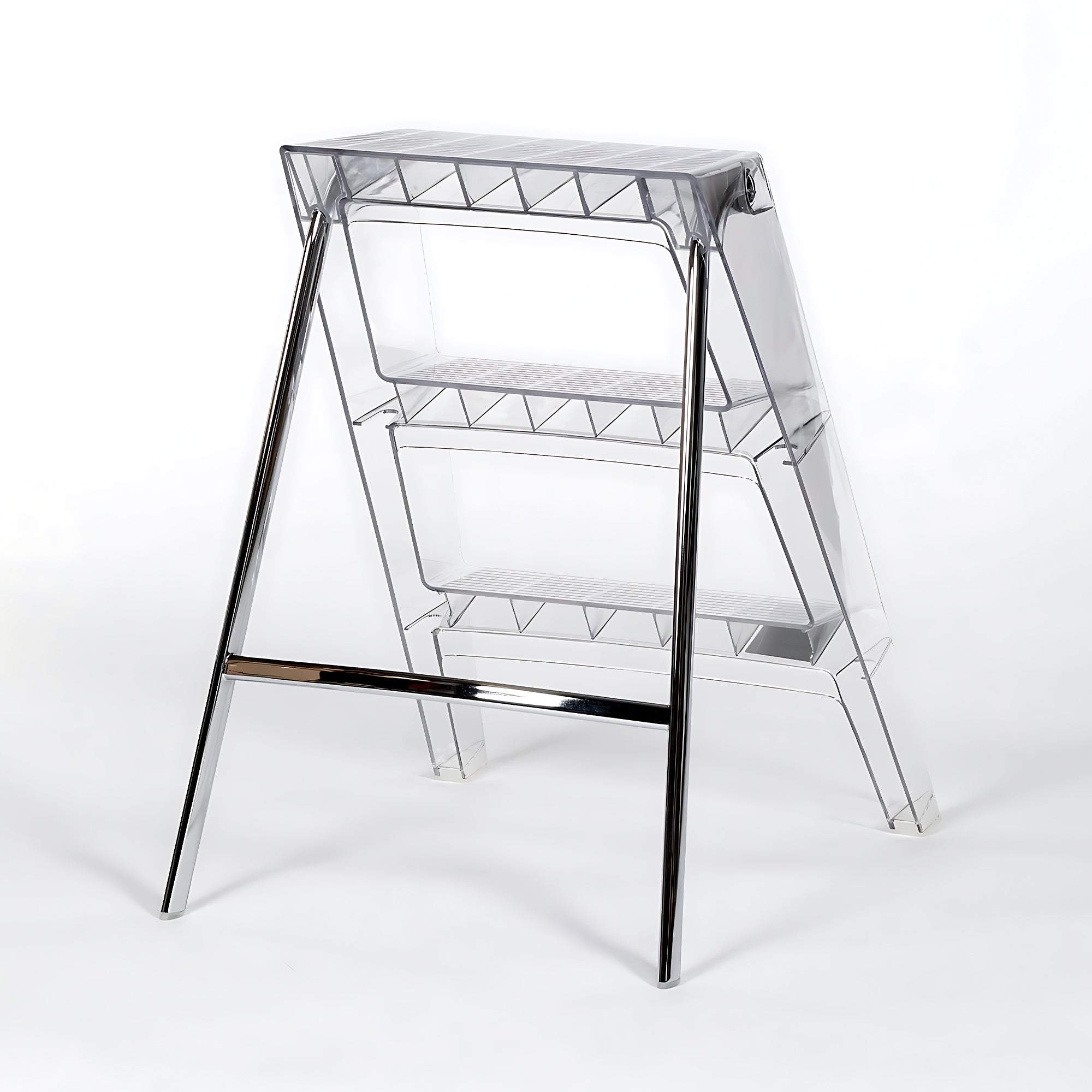 Anders Clear Acrylic Step Ladder | Replica Kartell Upper Step Ladder
