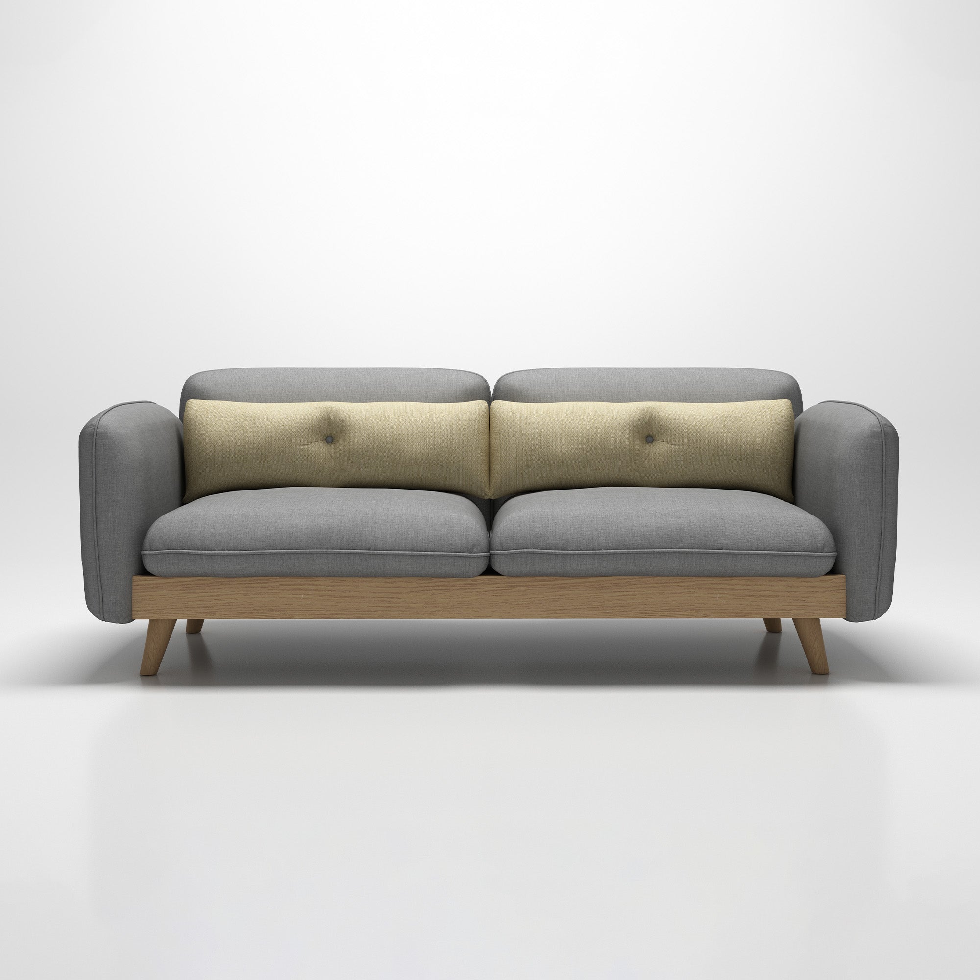Flen 3 Seater Linen Sofa