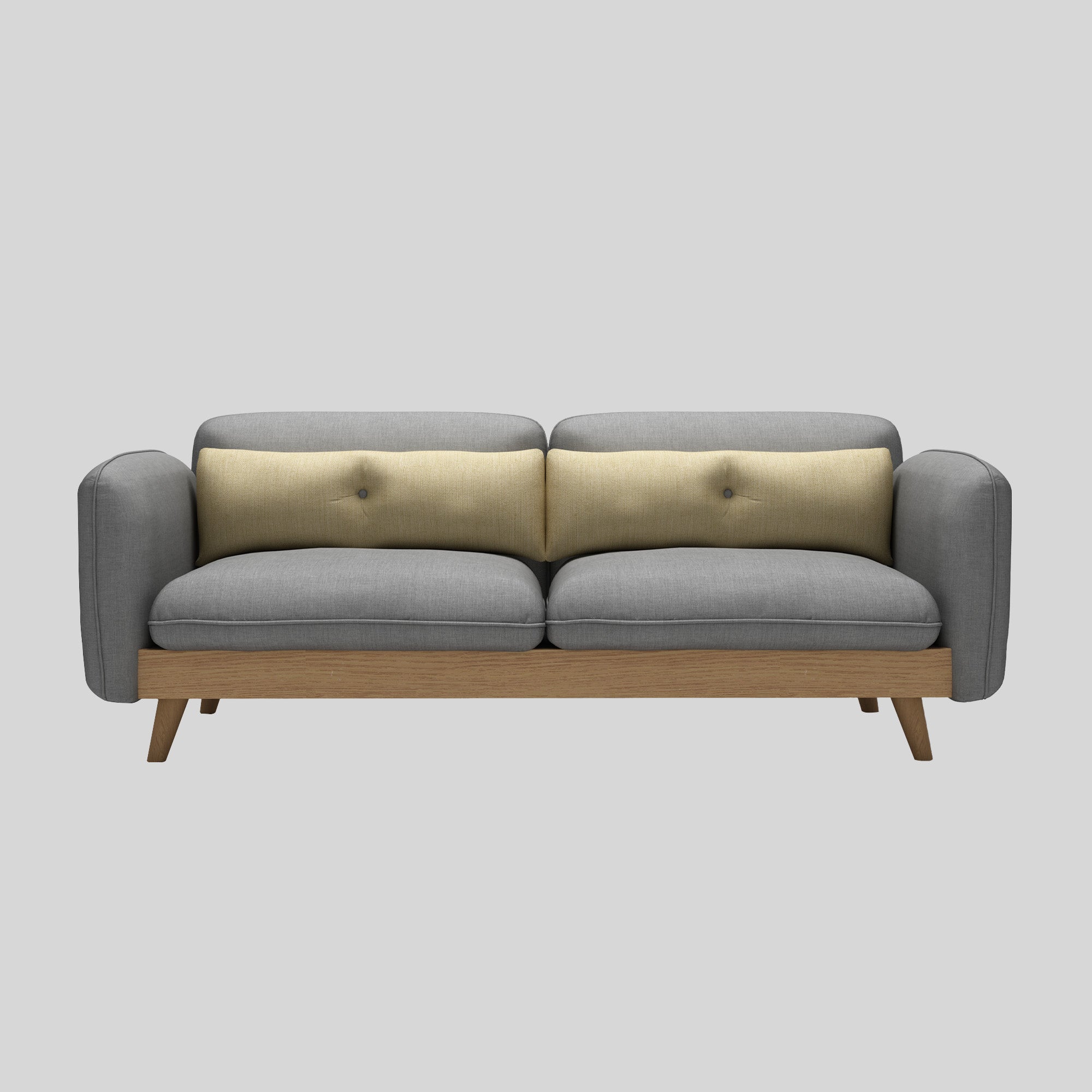 Flen 3 Seater Linen Sofa