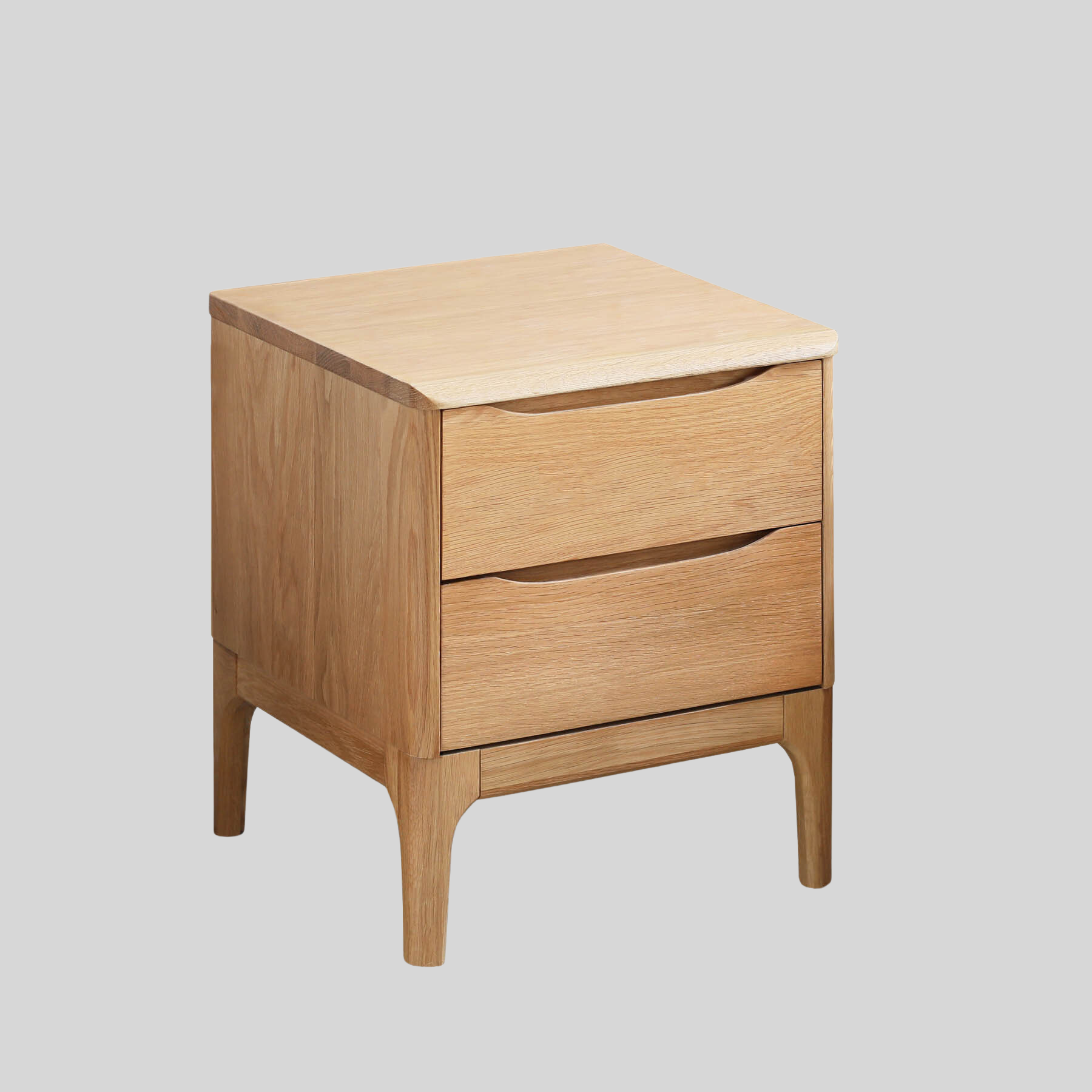 Skive American Oak Wood Bedside Table