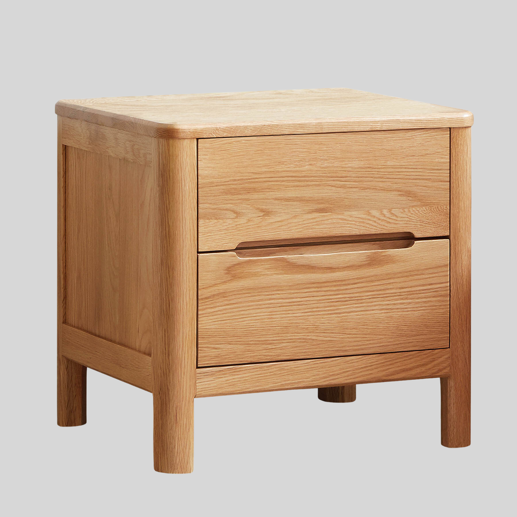 Grenaa Oak Wood Bedside Table