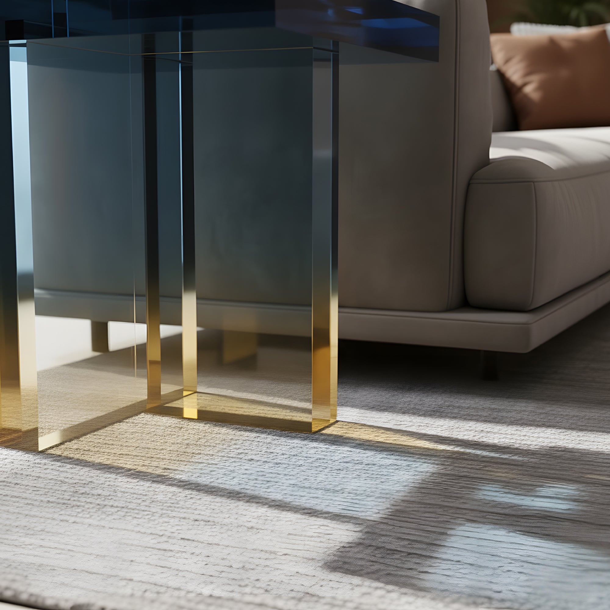 Ballerup Acrylic Bedside Table