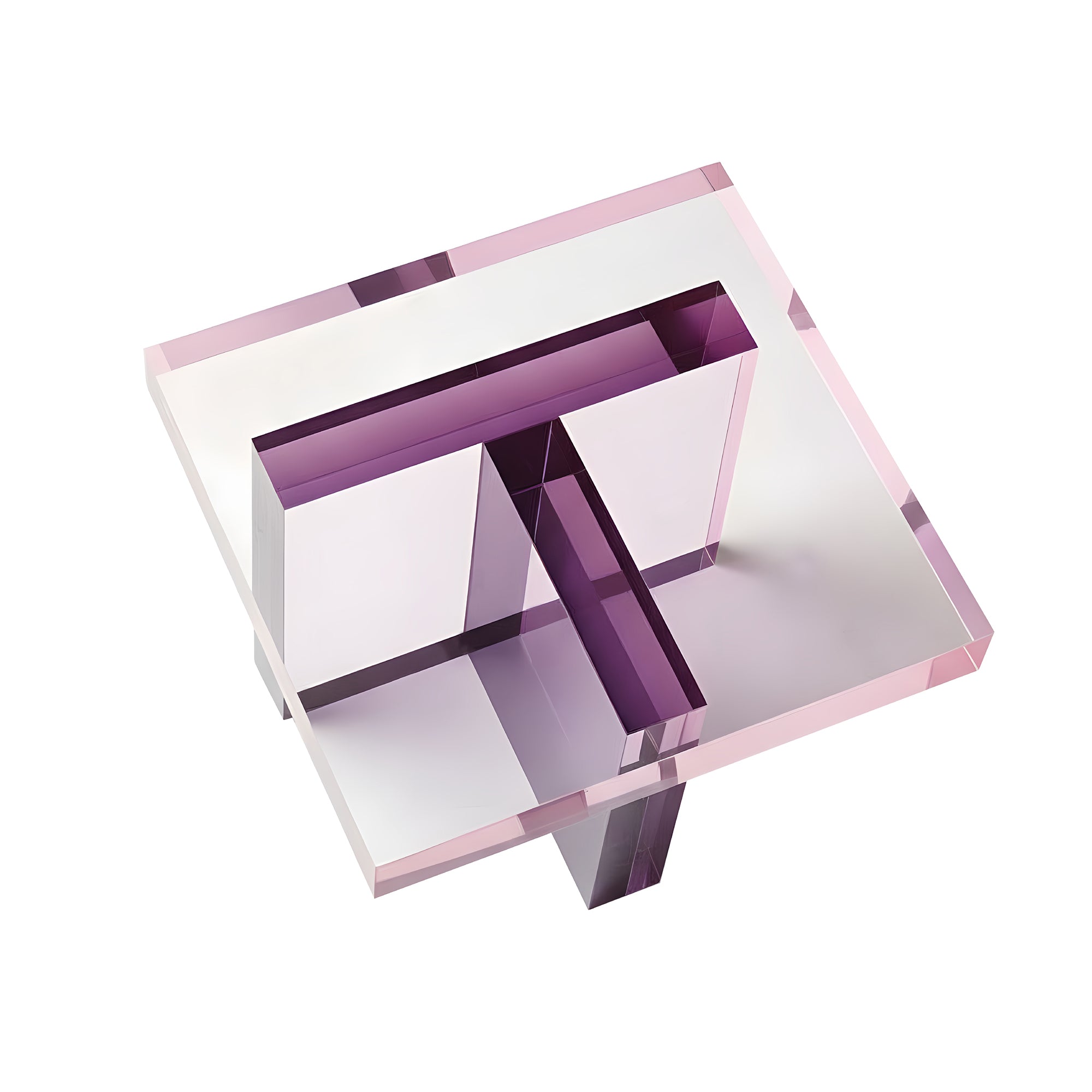 Ballerup Acrylic Bedside Table