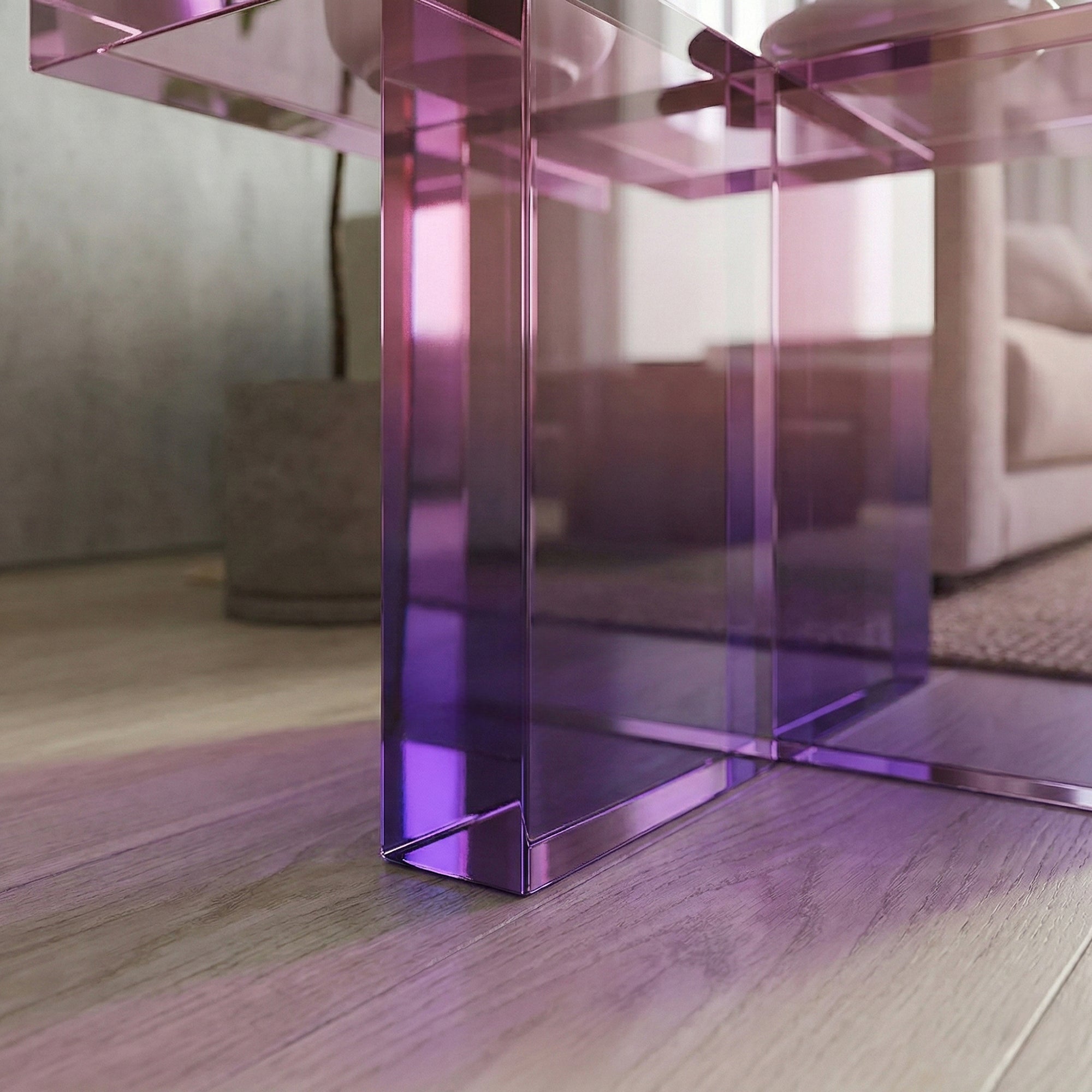 Ballerup Acrylic Bedside Table